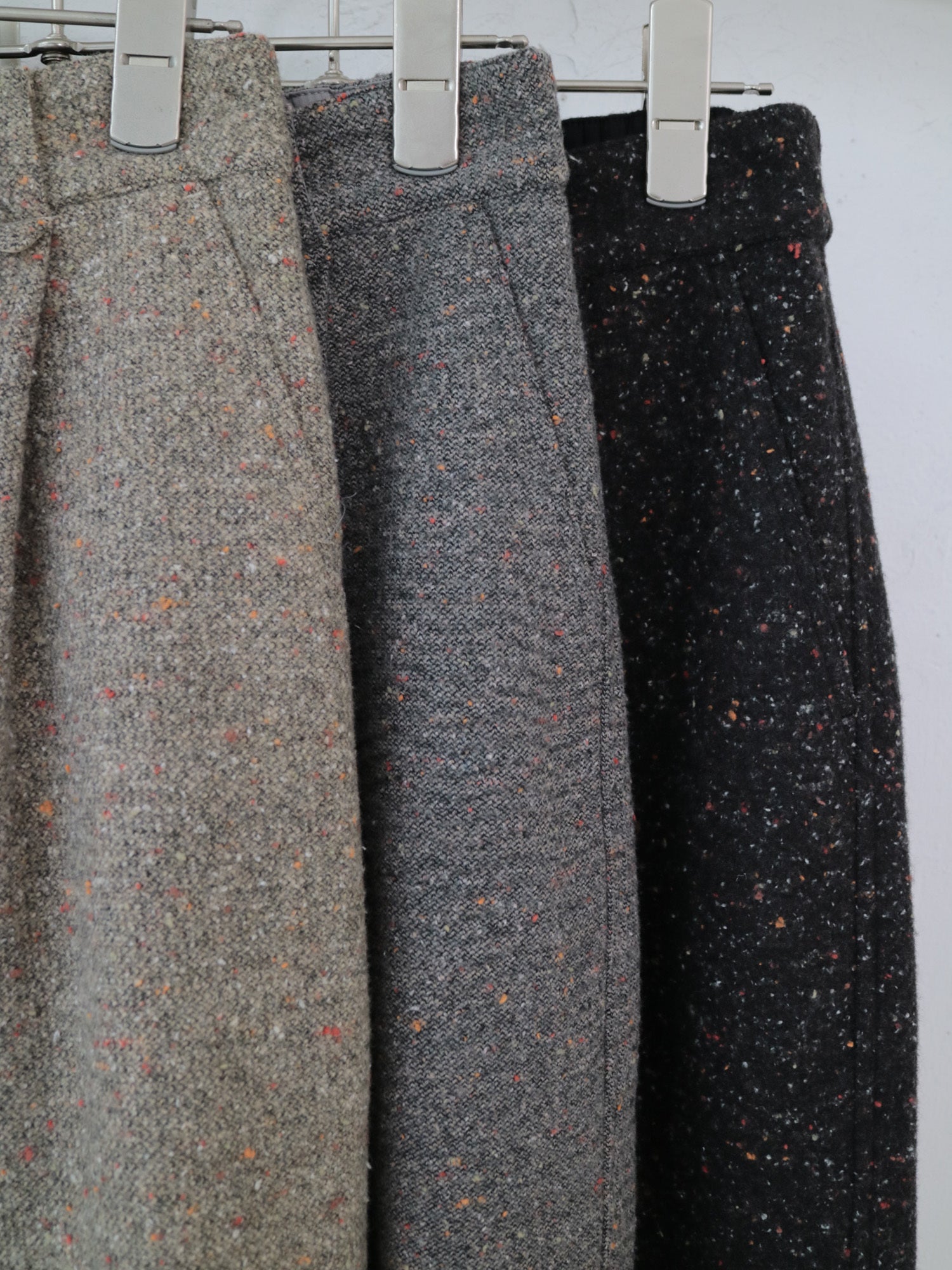 YARRA NEU カラーネップ起毛パンツ NU-5555-424