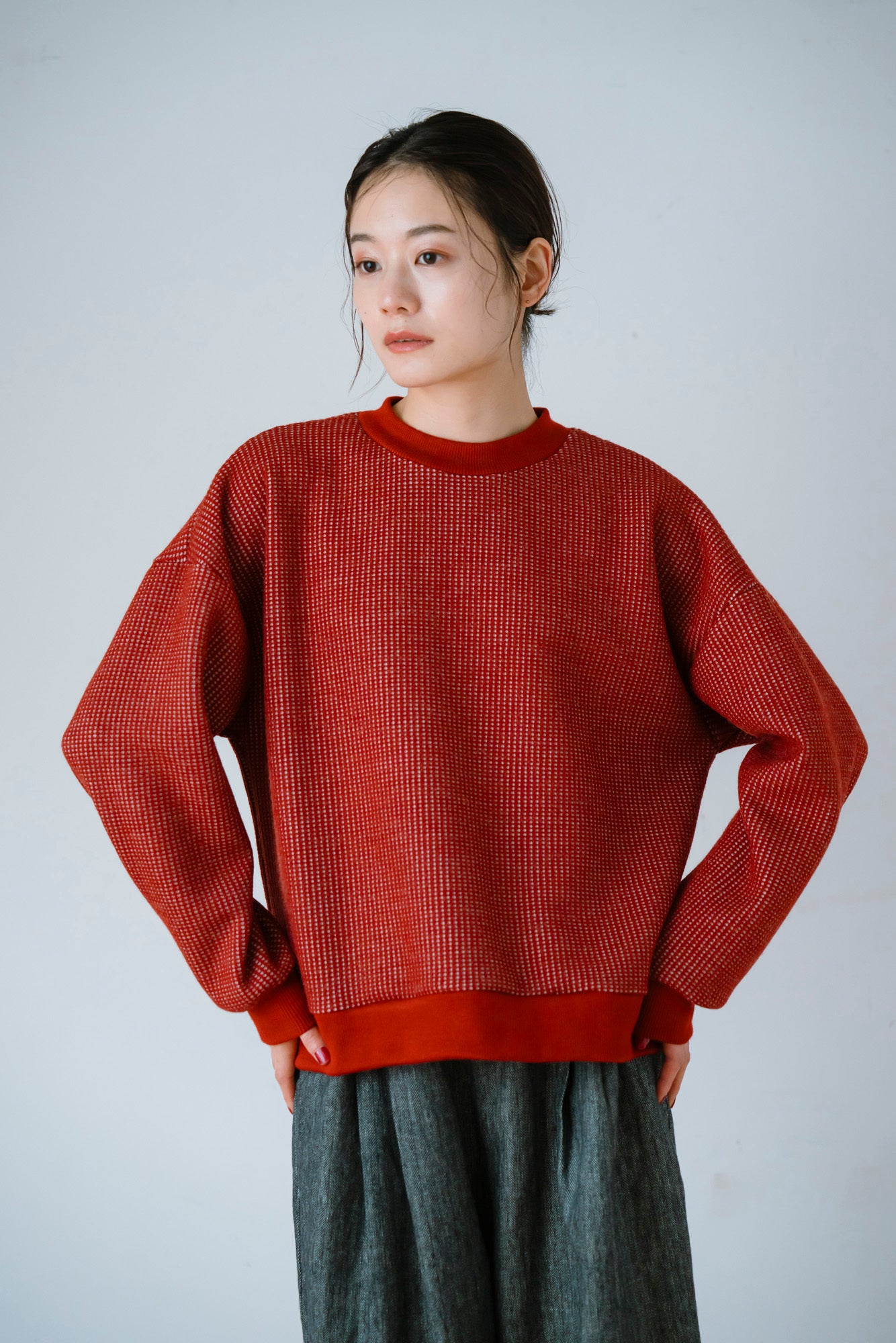 YARRA JACKALLワッフルプルオーバー YR-1551-272