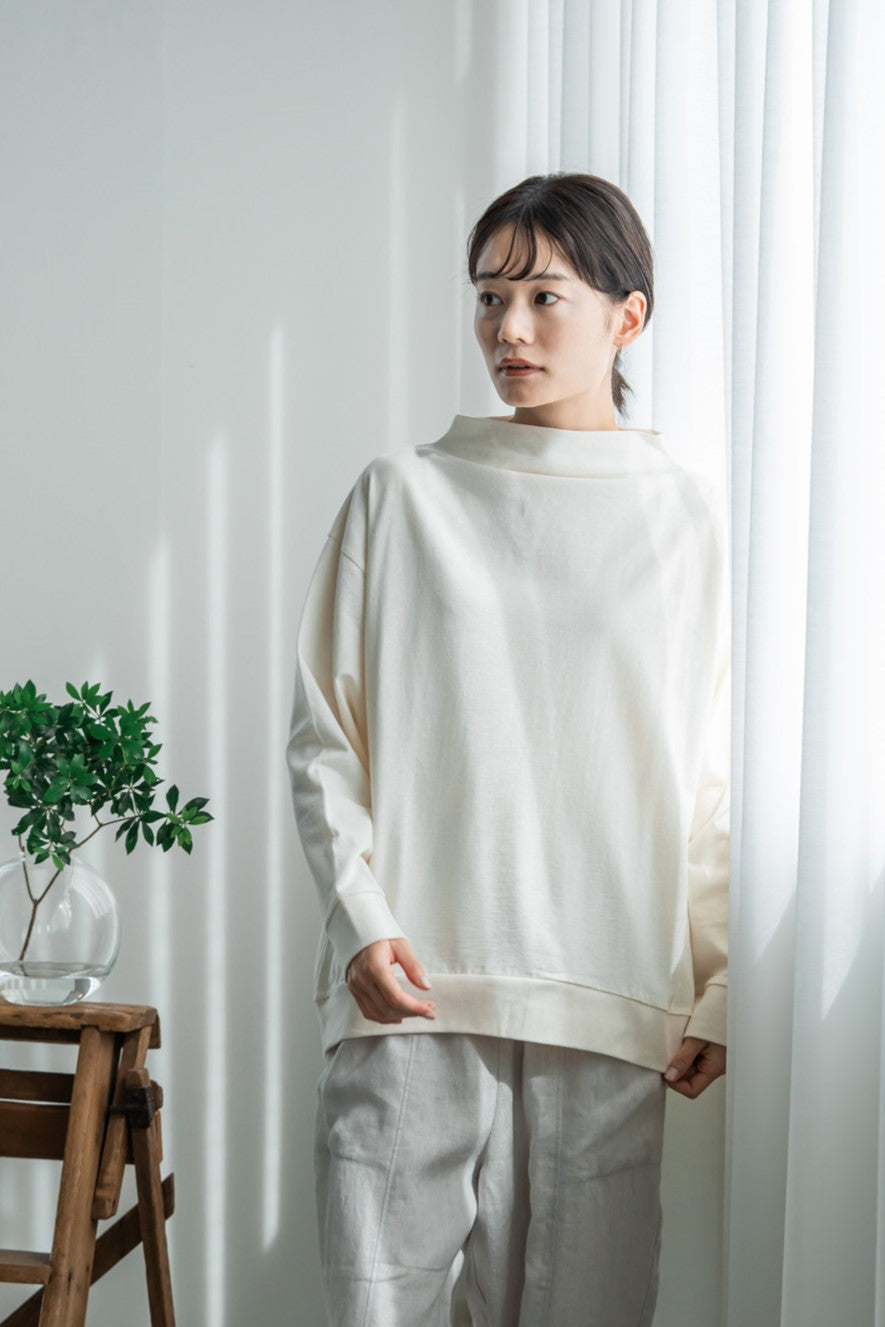 YARRA ハイネックワイドプルオーバー YR-1411-216