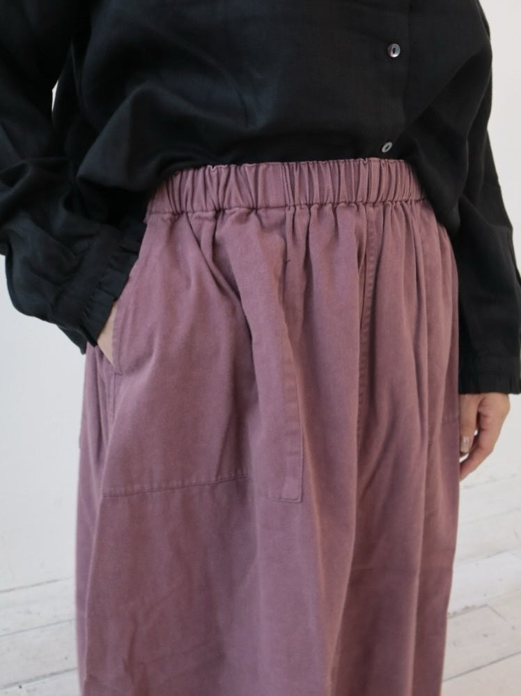 YARRA INDIAエンザイム裾ゴムスカート YR-1546-244