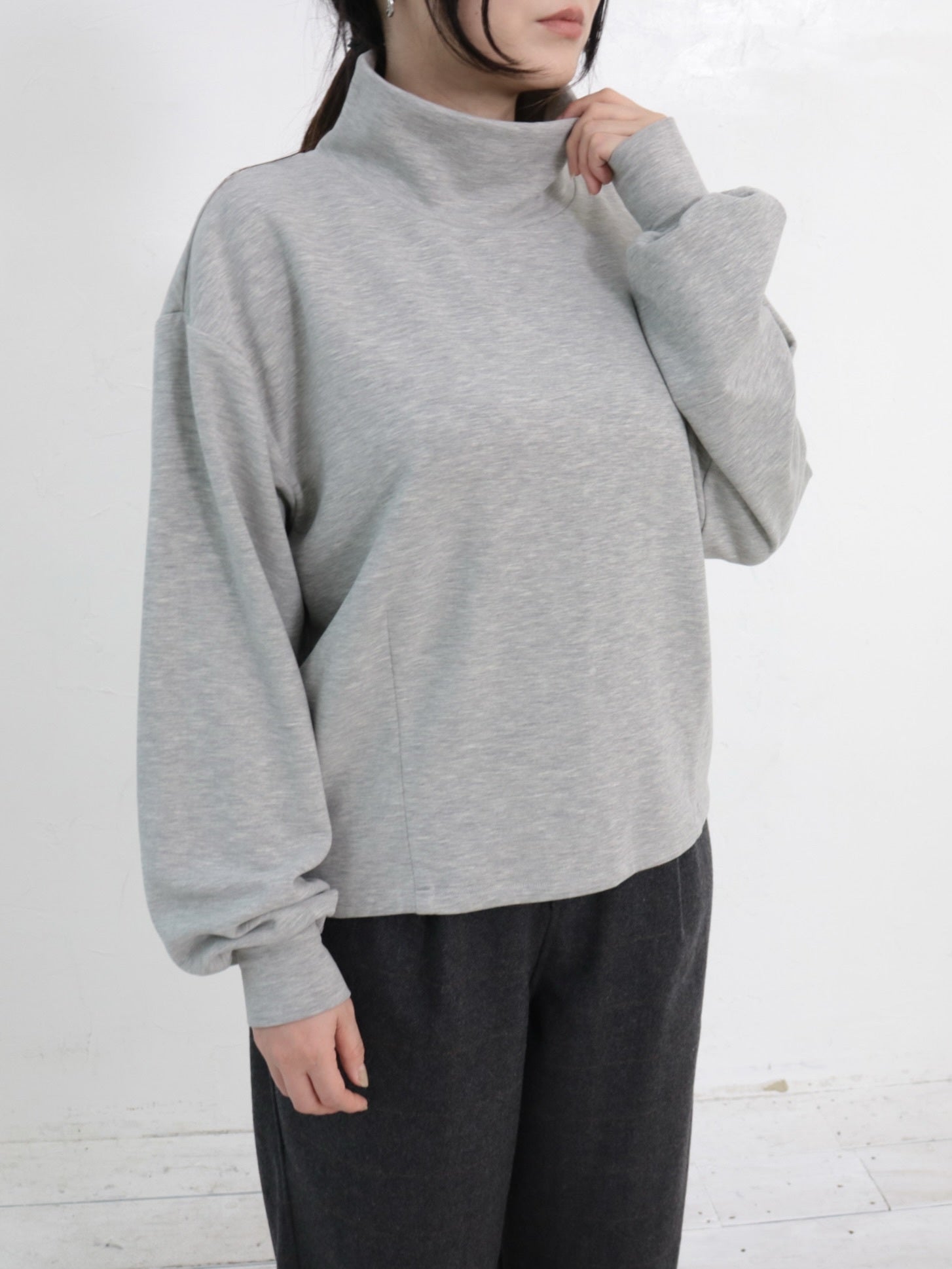 YARRA NEU ハイネックフリースTOPS NU-5551-416