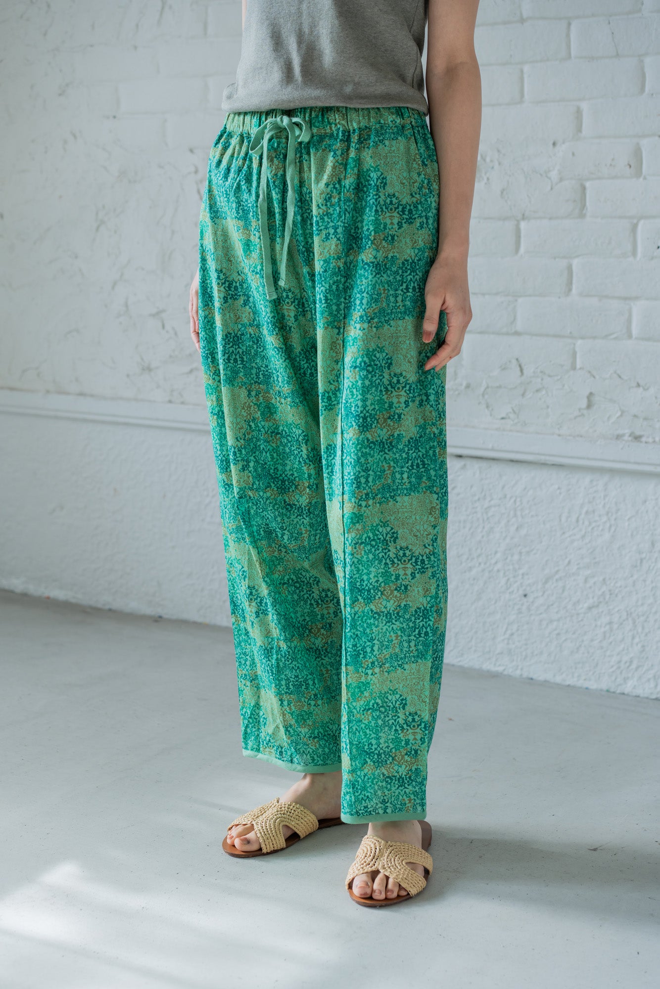 YARRA INDIAプリントパンツ YR-1525-270