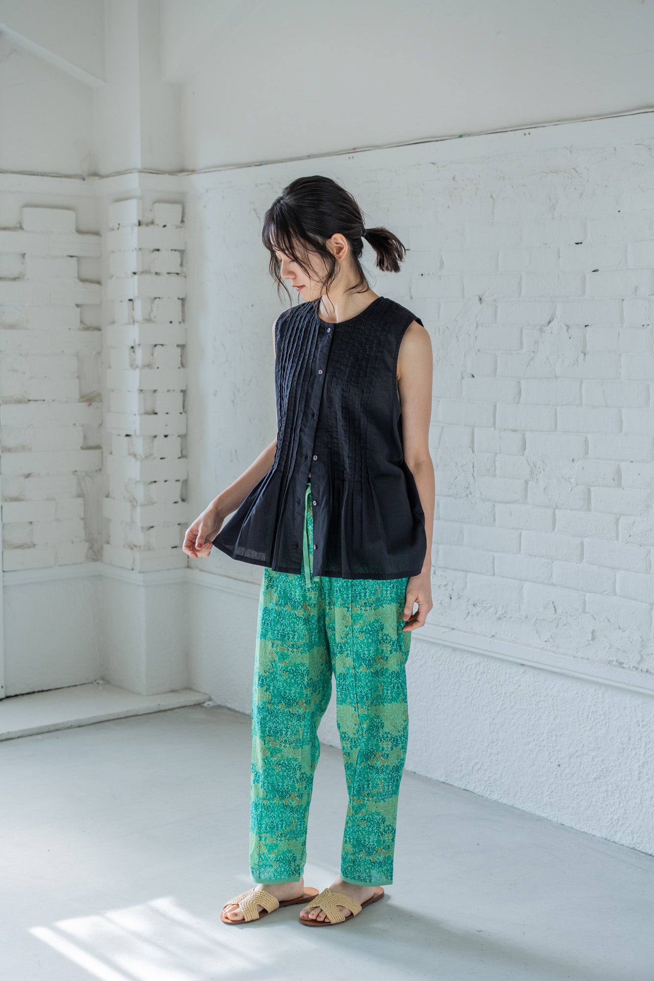 YARRA INDIAプリントパンツ YR-1525-270