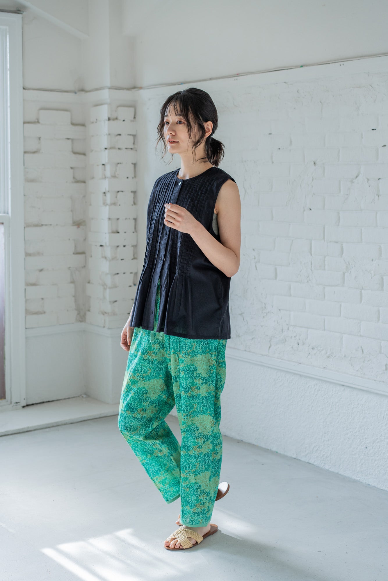 YARRA INDIAプリントパンツ YR-1525-270