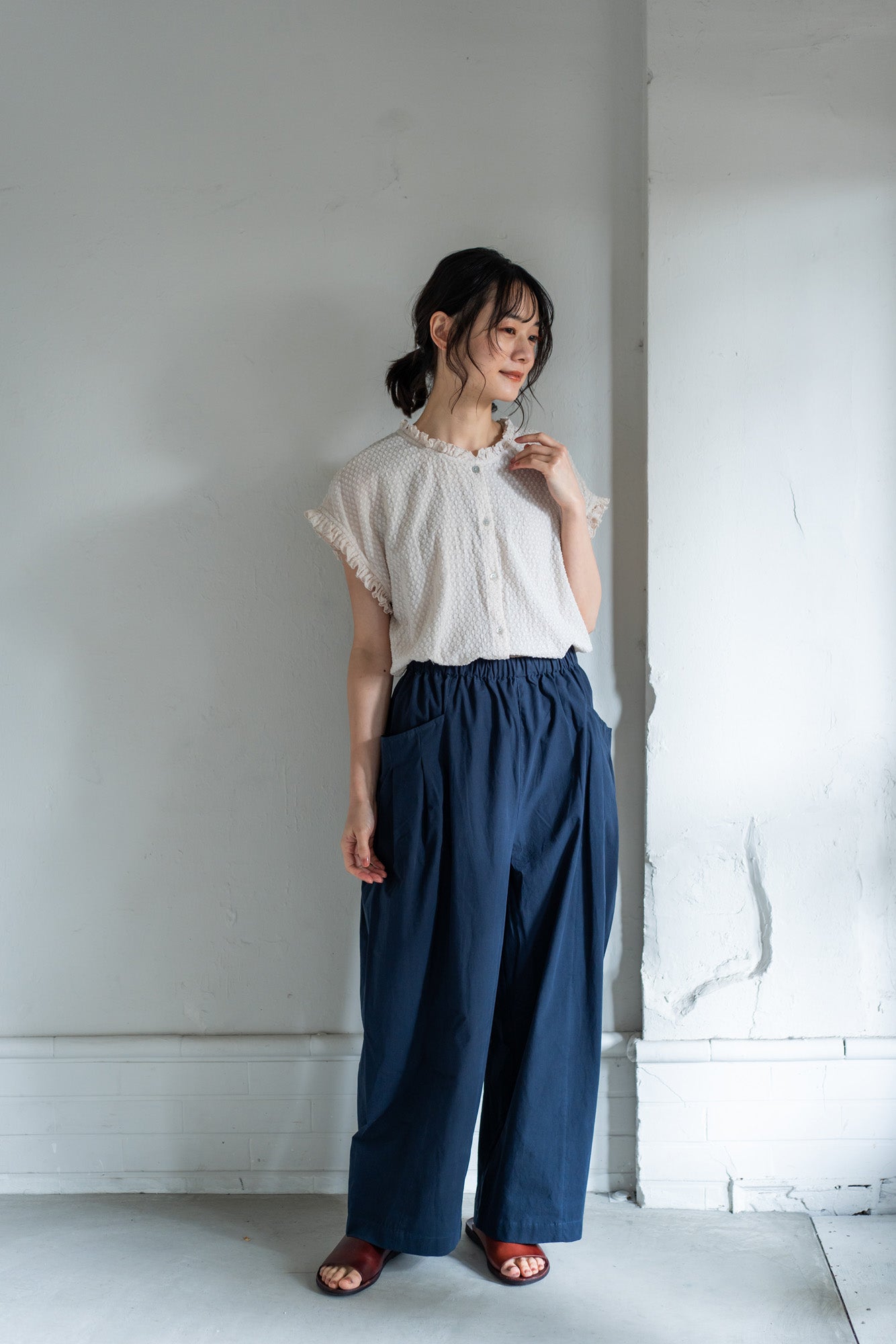YARRA コンパクトツイルタックパンツ YR-1525-252