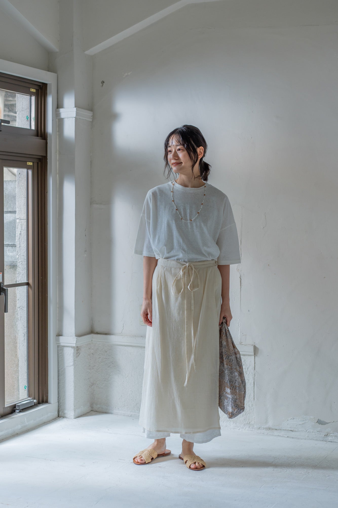 YARRA ベルギーリネン半袖TEE YR-1521-275