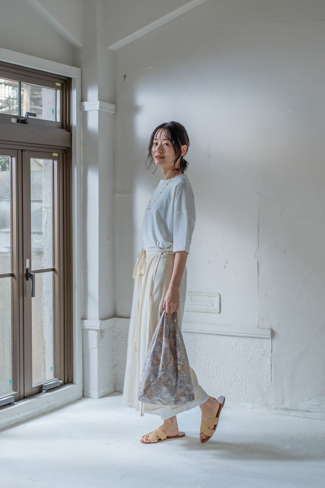 YARRA ベルギーリネン半袖TEE YR-1521-275