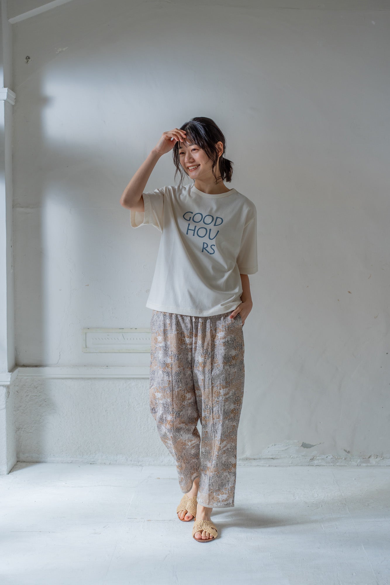YARRA GOODHOURS半袖TEE YR-1521-249
