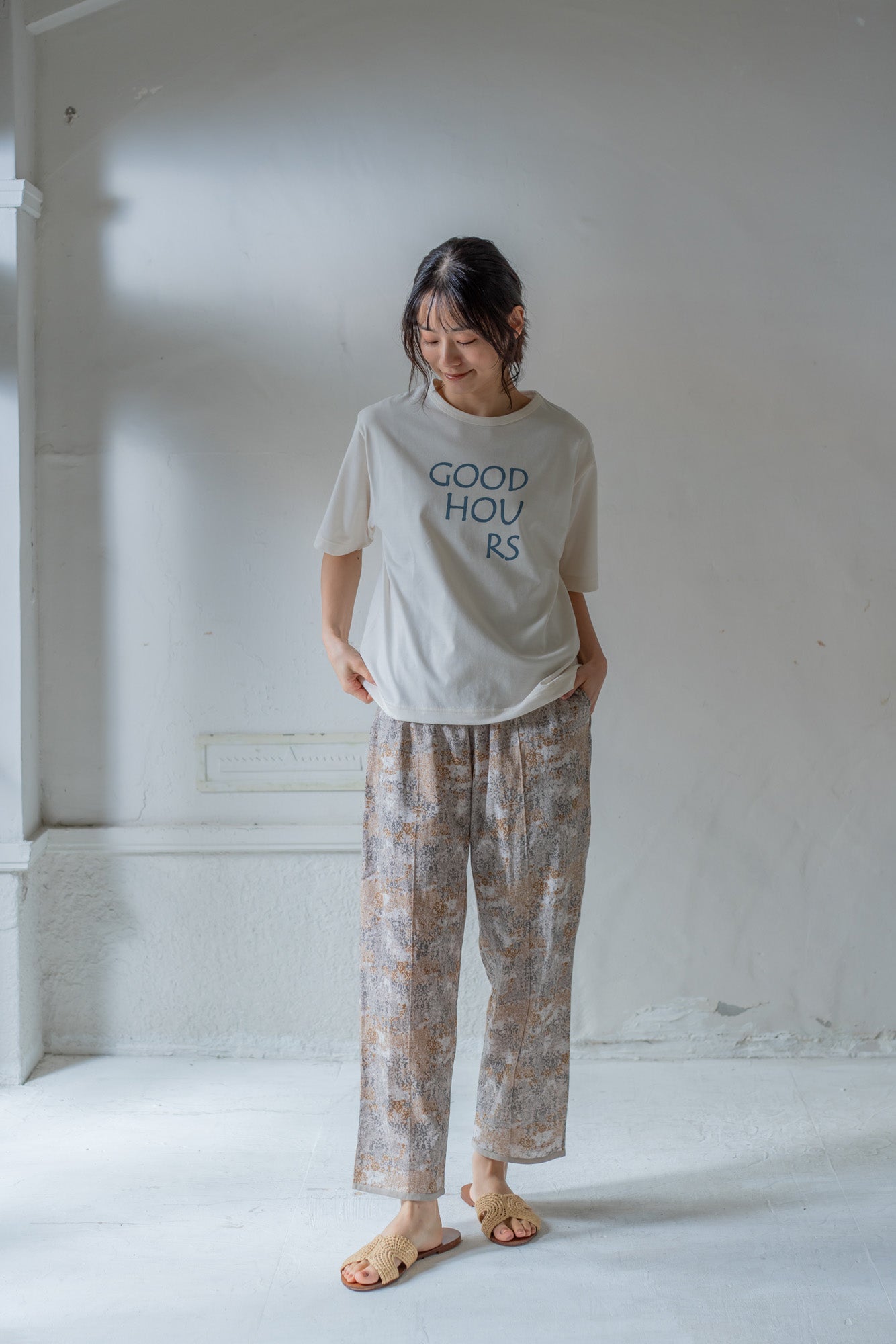 YARRA GOODHOURS半袖TEE YR-1521-249
