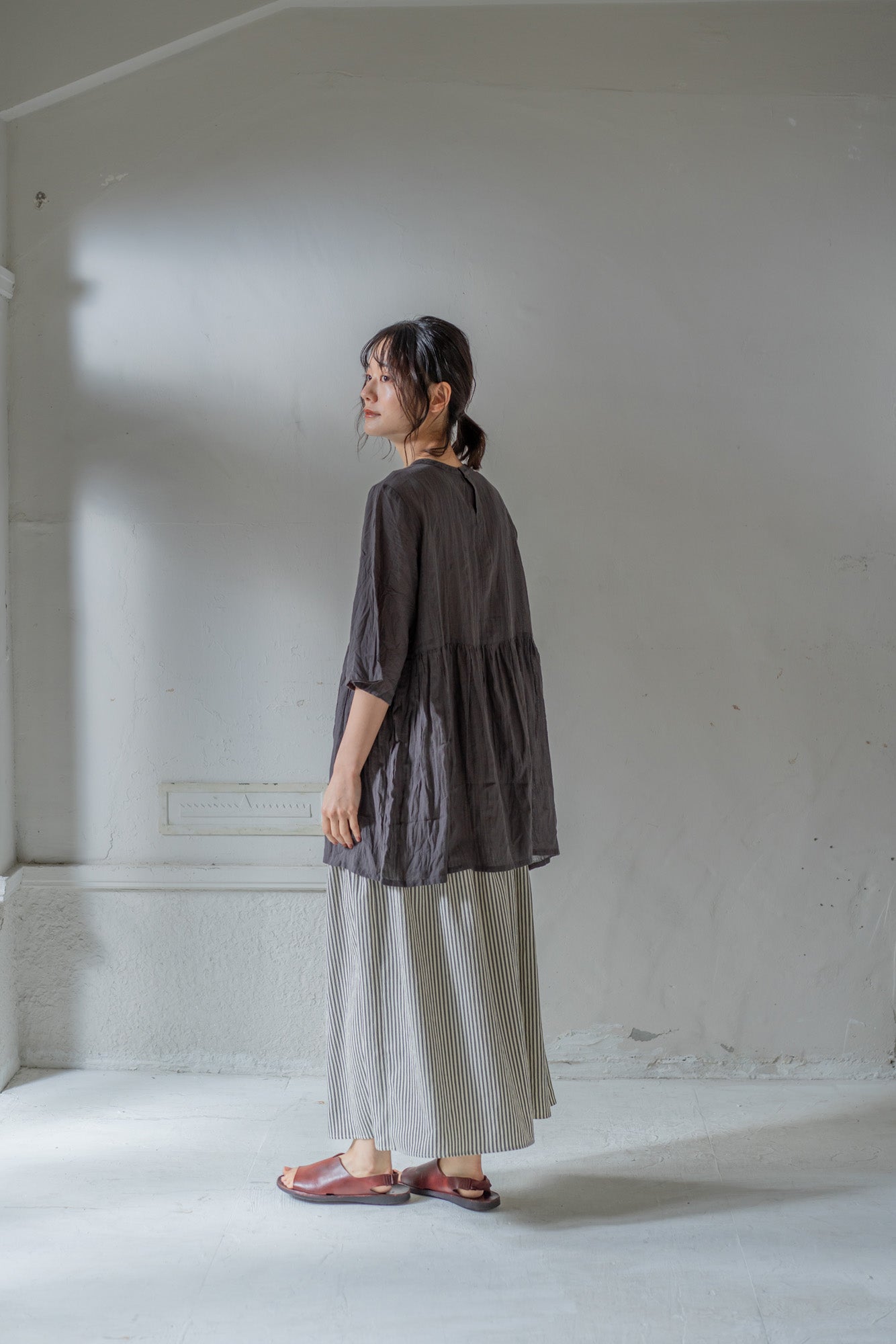 YARRA INDIAハンド刺繍ブラウス YR-1523-263