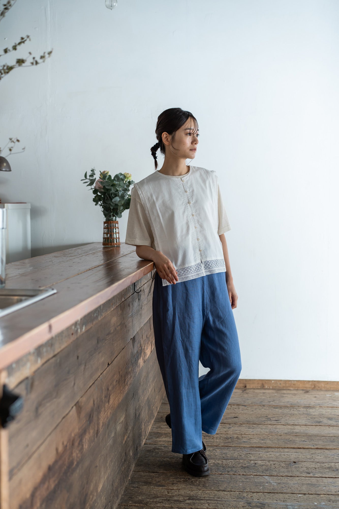 YARRA エコリバイバル半袖TEE YR-1511-202