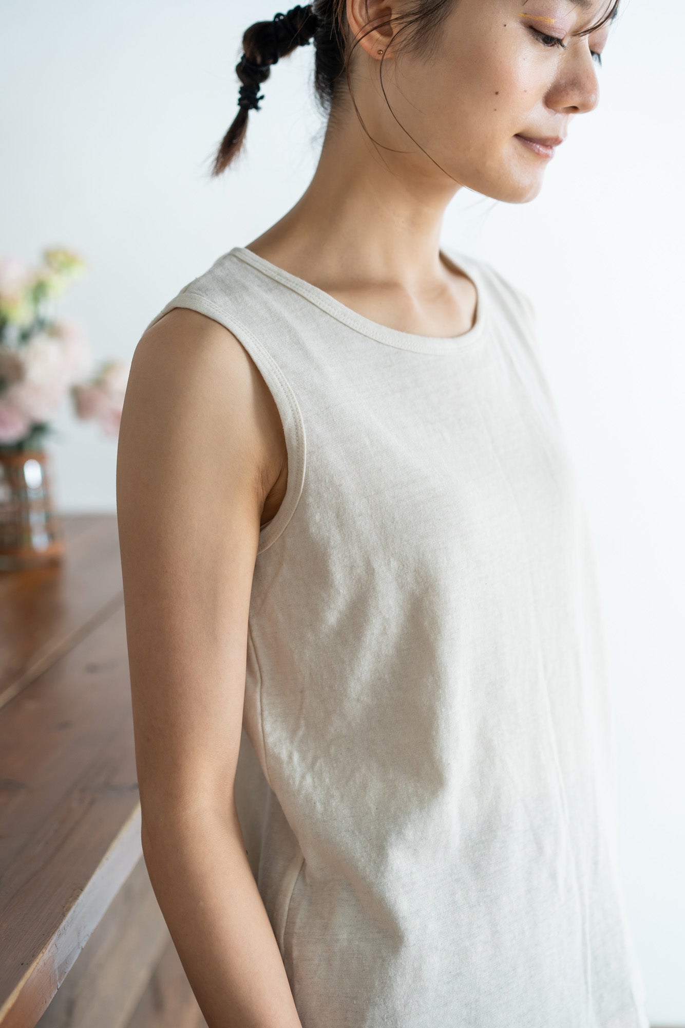 YARRA エコリバイバルノースリTEE YR-1511-203