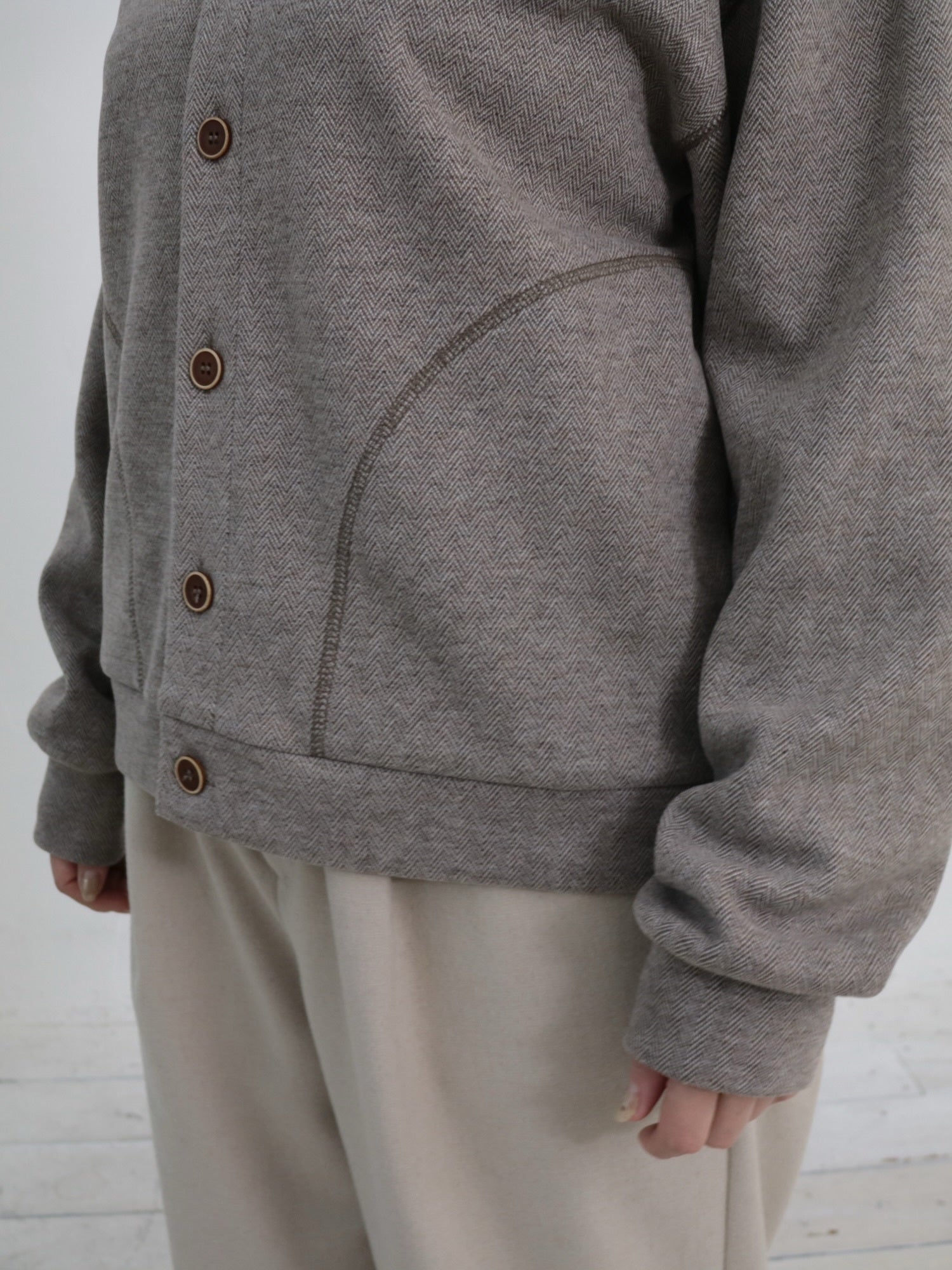 YARRA NEU W混釦ダウンカットブルゾン NU-5551-417