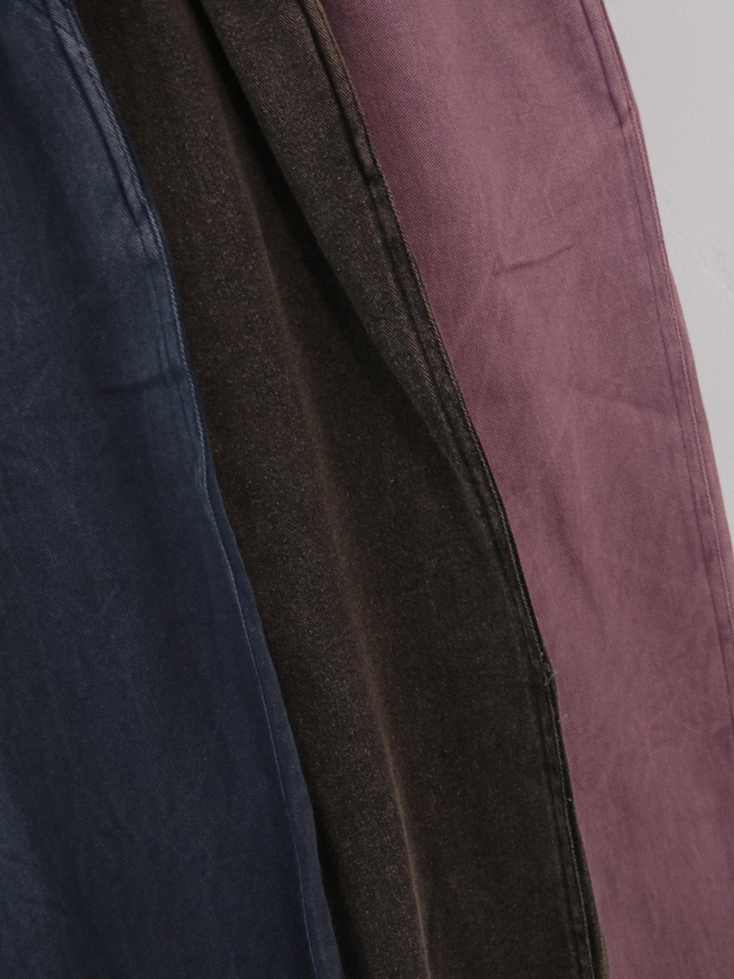 YARRA INDIAエンザイム裾ダーツパンツ YR-1545-235