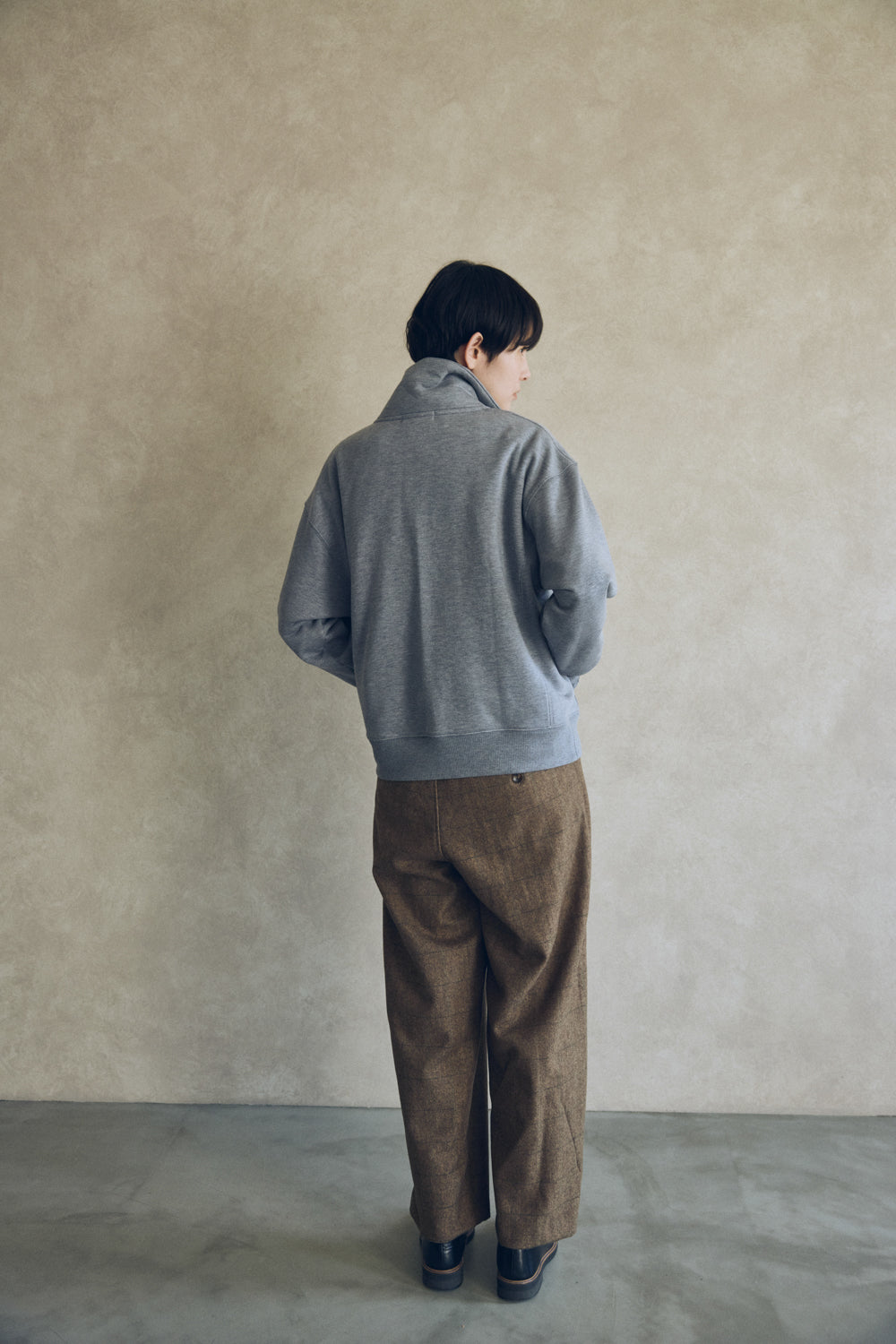 YARRA NEU ウォーム裏毛ハーフZIP NU-5551-415