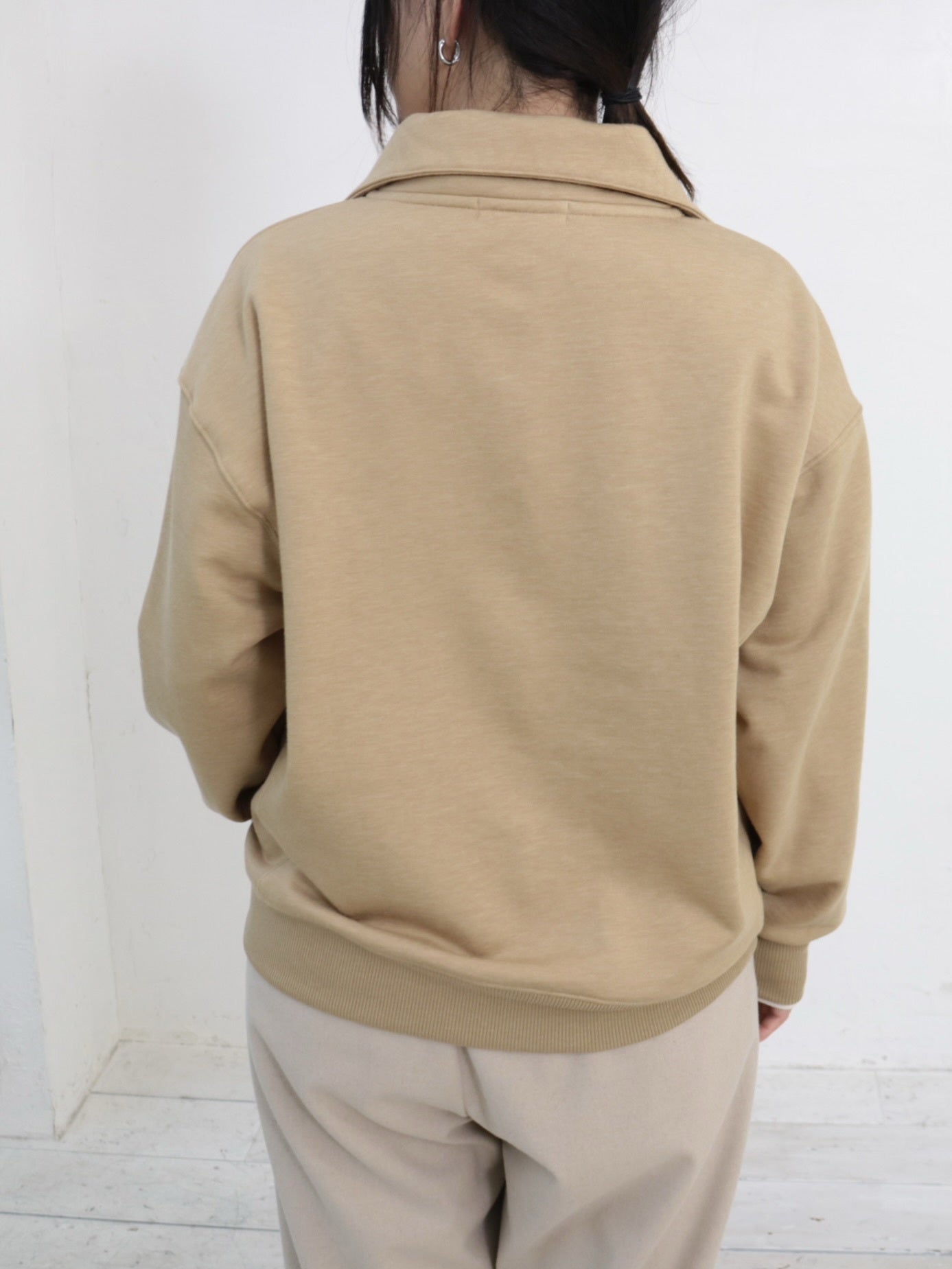 YARRA NEU ウォーム裏毛ハーフZIP NU-5551-415