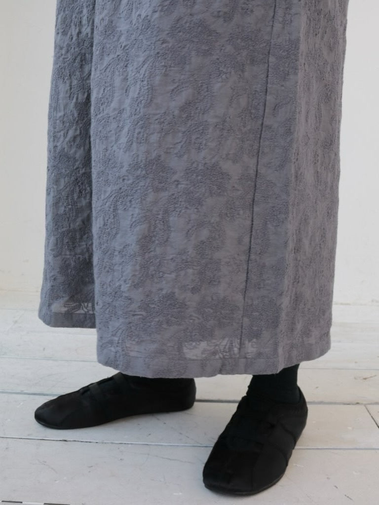 YARRA INDIAボイル刺繍スカート YR-1556-251