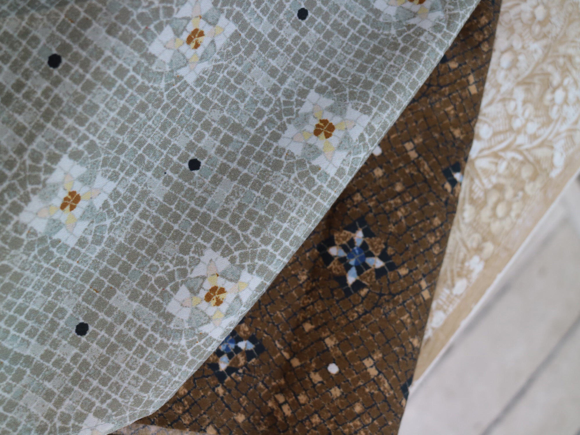 YARRA INDIAプリントスカーフ YR-1549-214