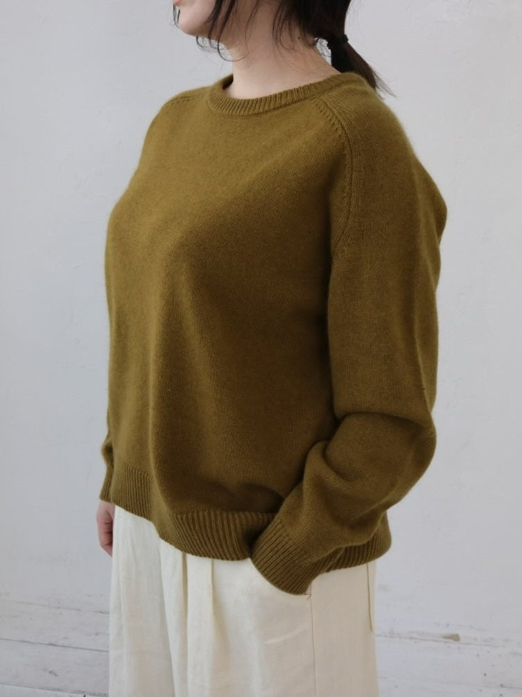 YARRA ラクーンブレンドニットプルオーバー YR-1552-278