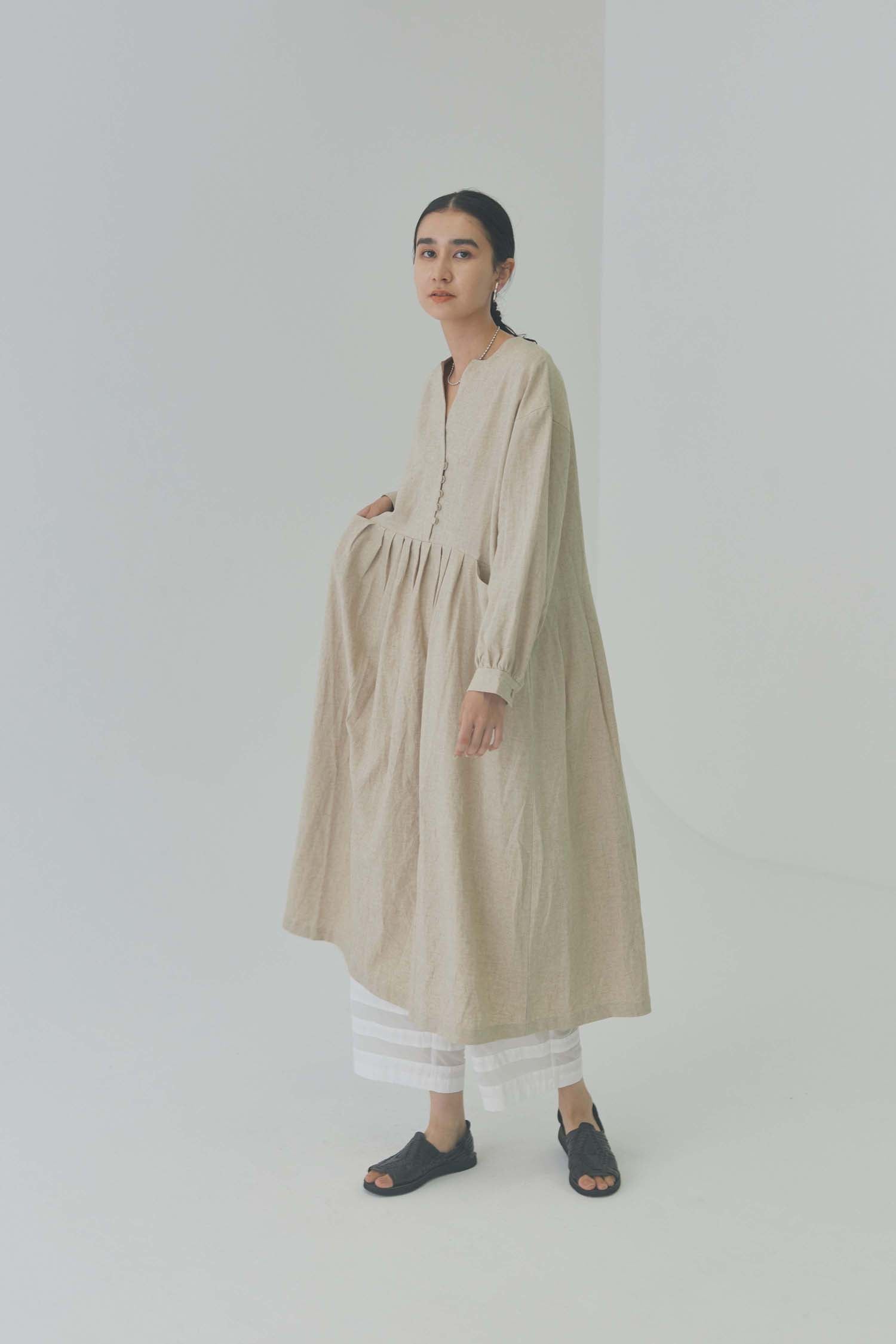 doux bleu シアーラインワイドパンツ DB-2415-037