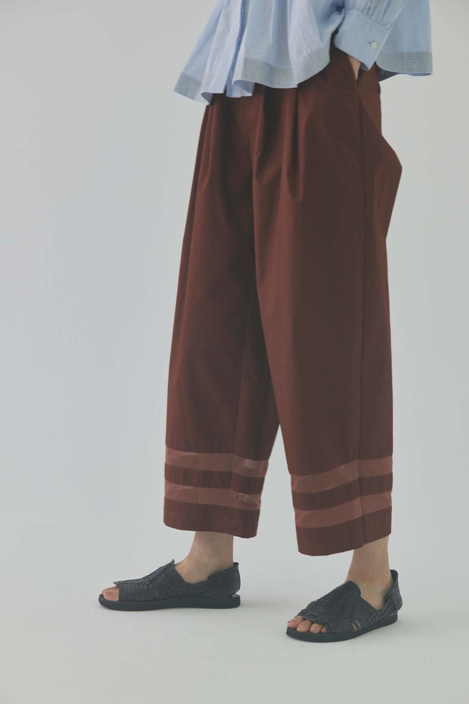 doux bleu シアーラインワイドパンツ DB-2415-037