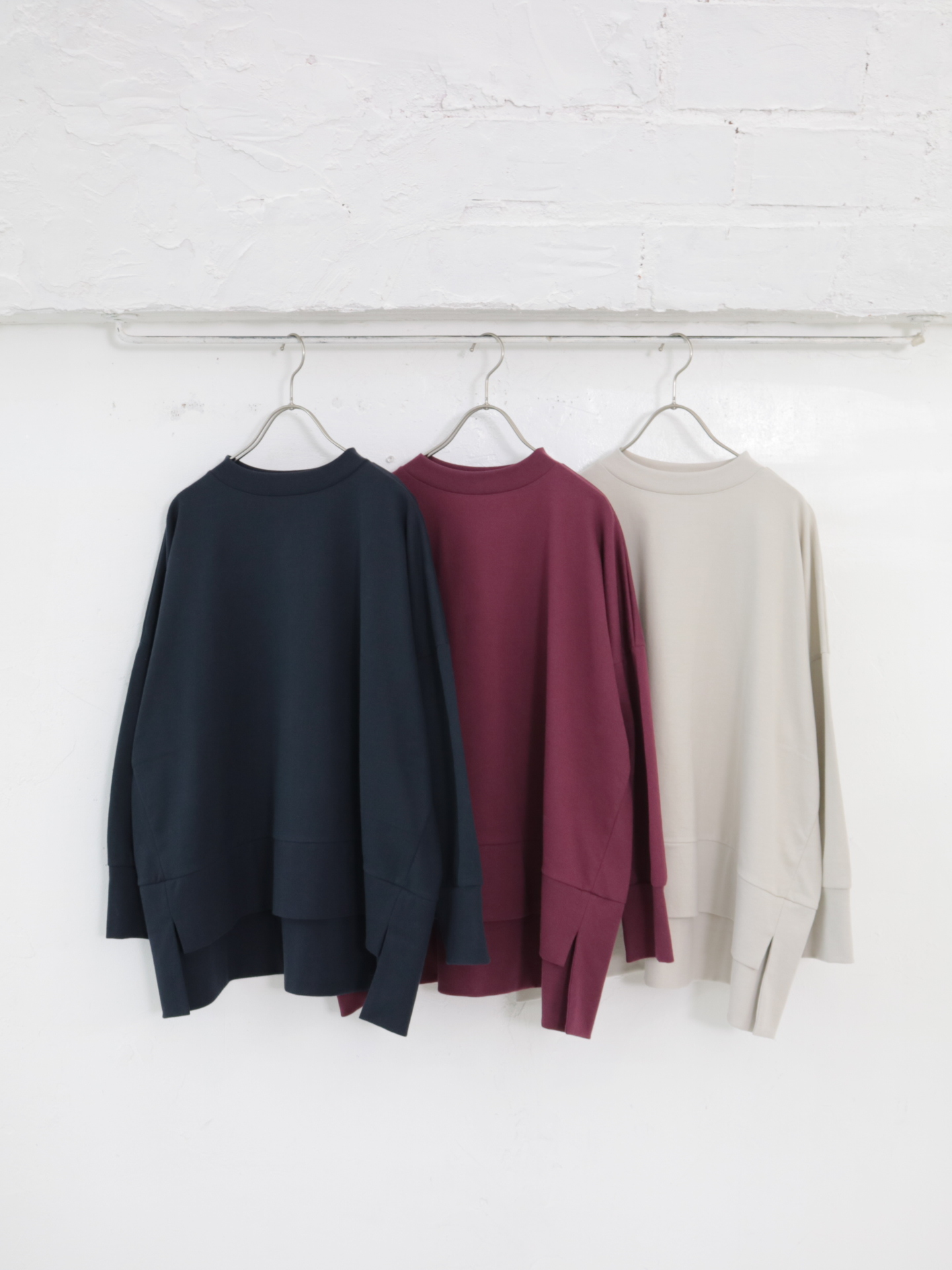 YARRA コーマ天竺ワイドプルオーバー YR-1541-223