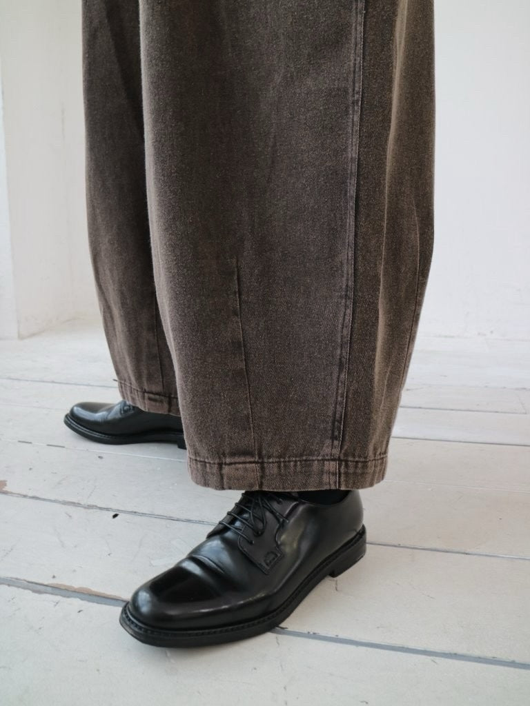 YARRA INDIAエンザイム裾ダーツパンツ YR-1545-235