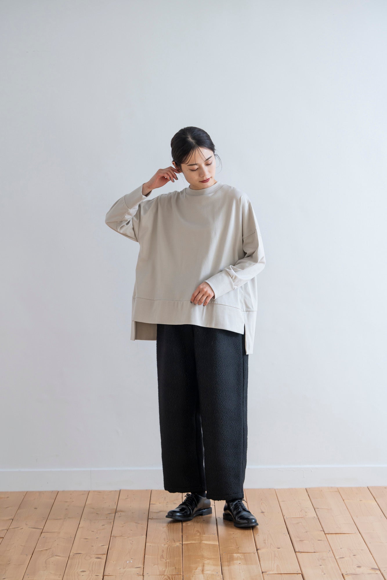 YARRA コーマ天竺ワイドプルオーバー YR-1541-223