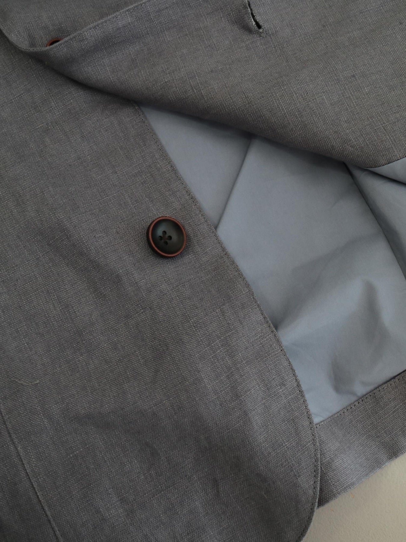 YARRA リネン100ノーカラージャケット YR-1547-215