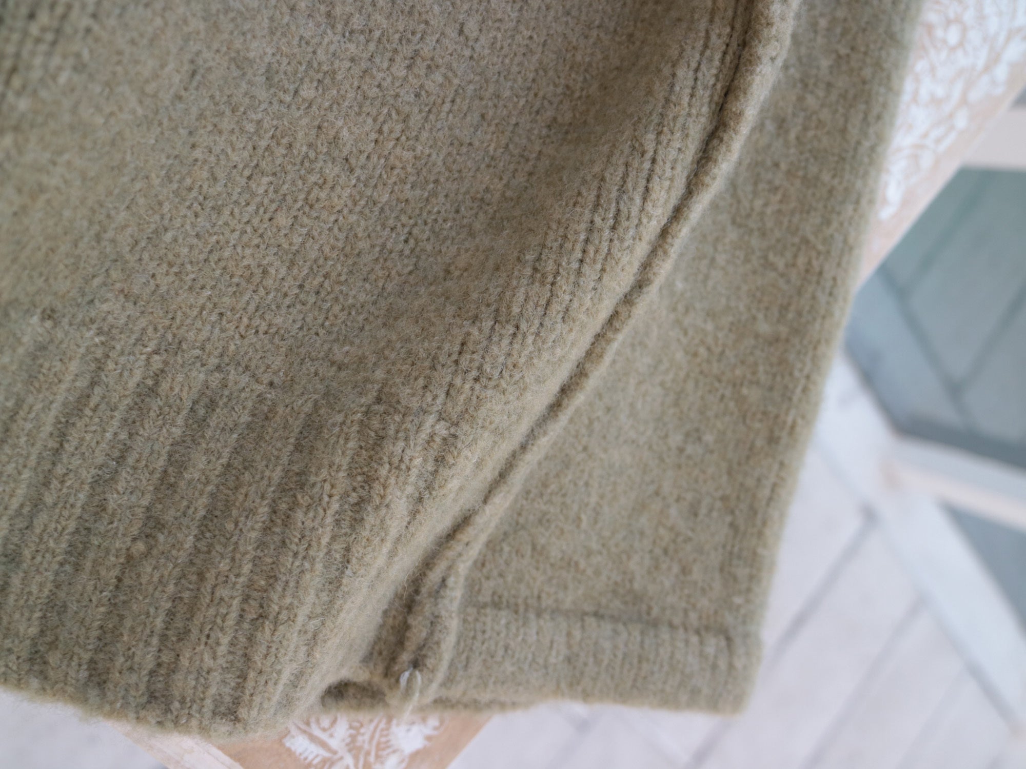 YARRA NEU ヤク混ハイネックニットベスト NU-5552-419