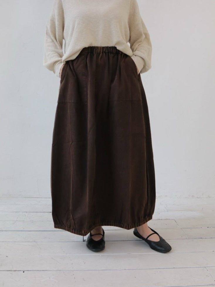 YARRA INDIAエンザイム裾ゴムスカート YR-1546-244