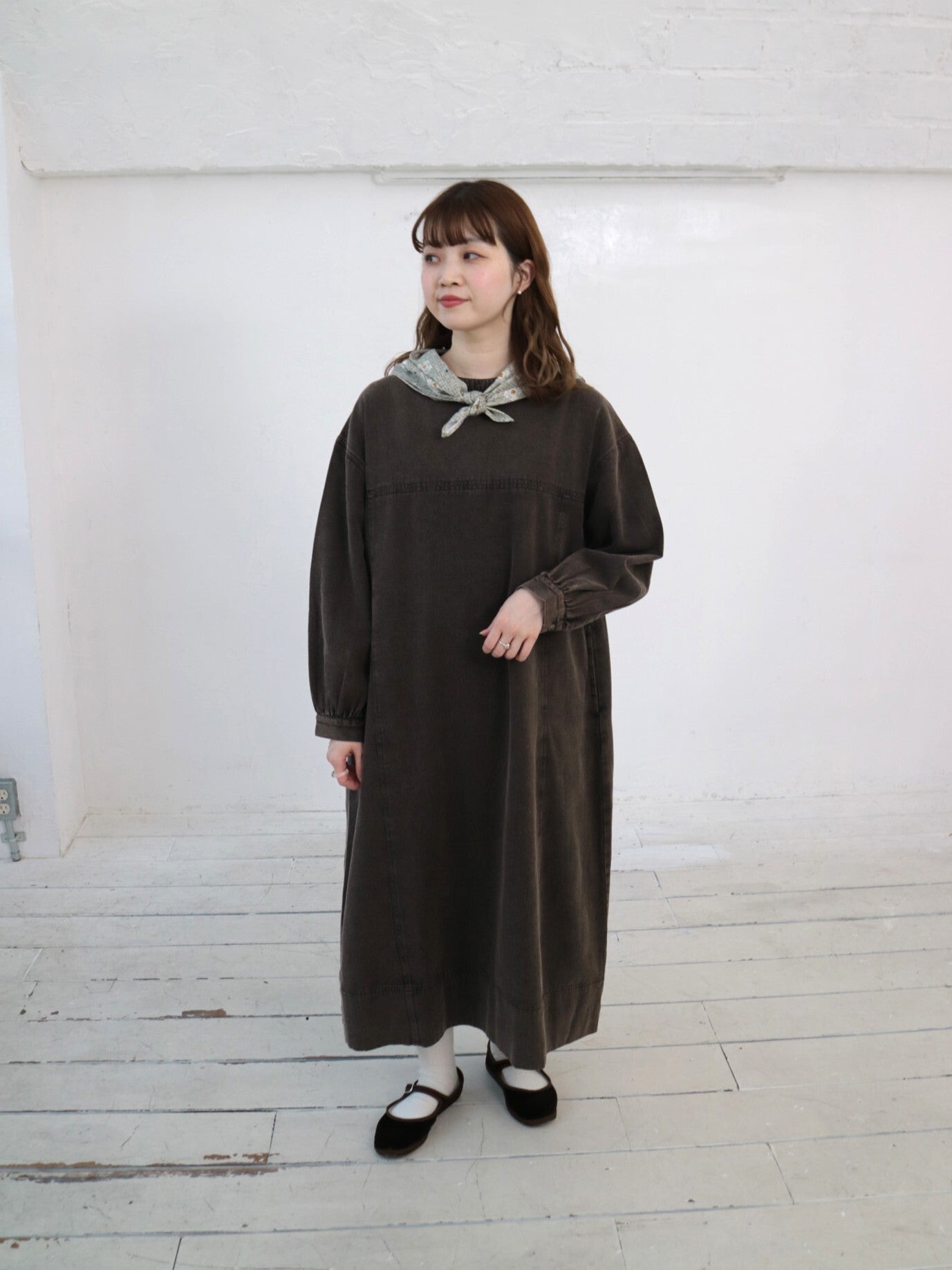 YARRA INDIAエンザイム2WAY切替ワンピース YR-1544-234