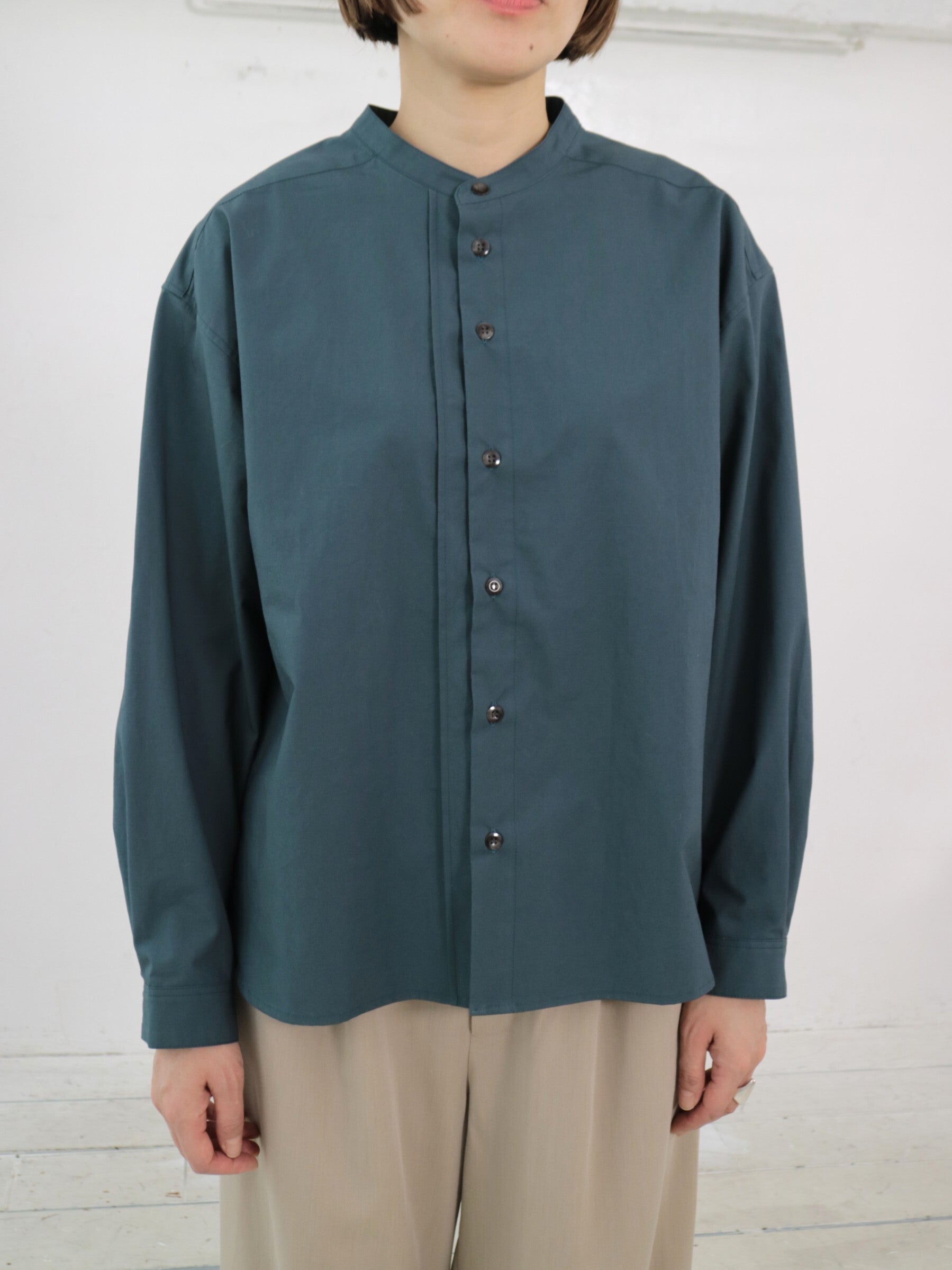 YARRA NEU オーガニックコットンダンプシャツ NU-5543-409