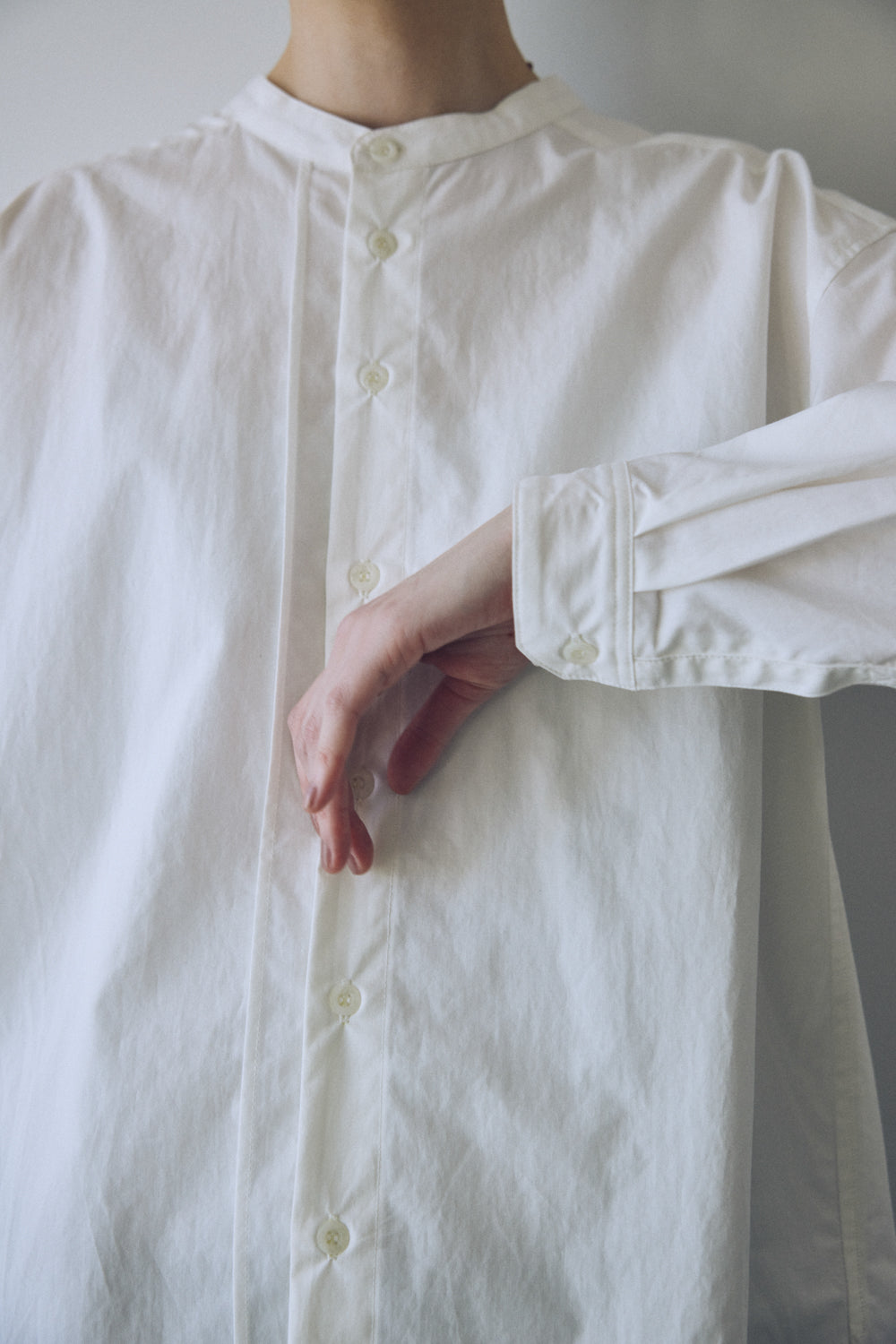 YARRA NEU オーガニックコットンダンプシャツ NU-5543-409