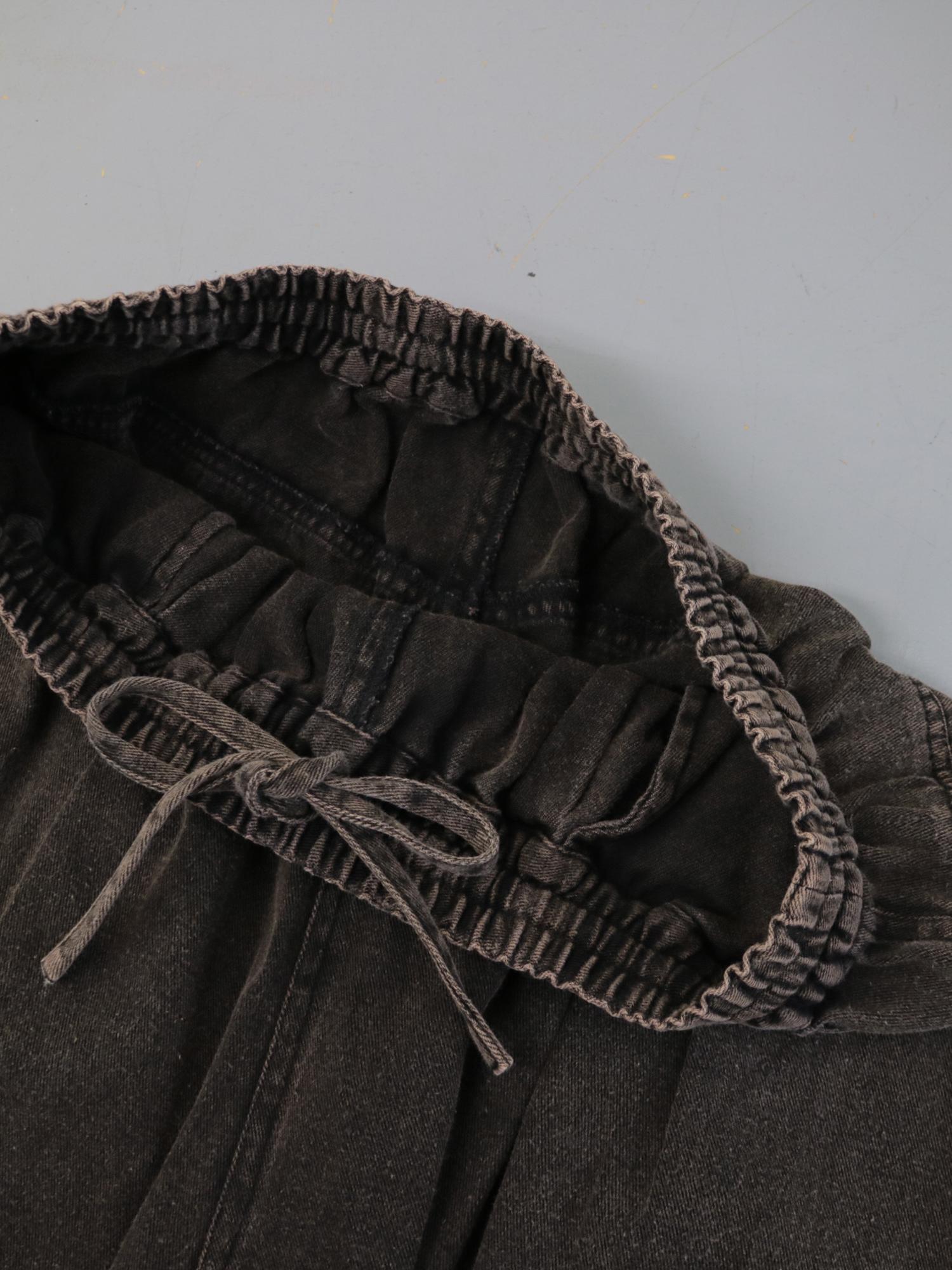 YARRA INDIAエンザイム裾ダーツパンツ YR-1545-235