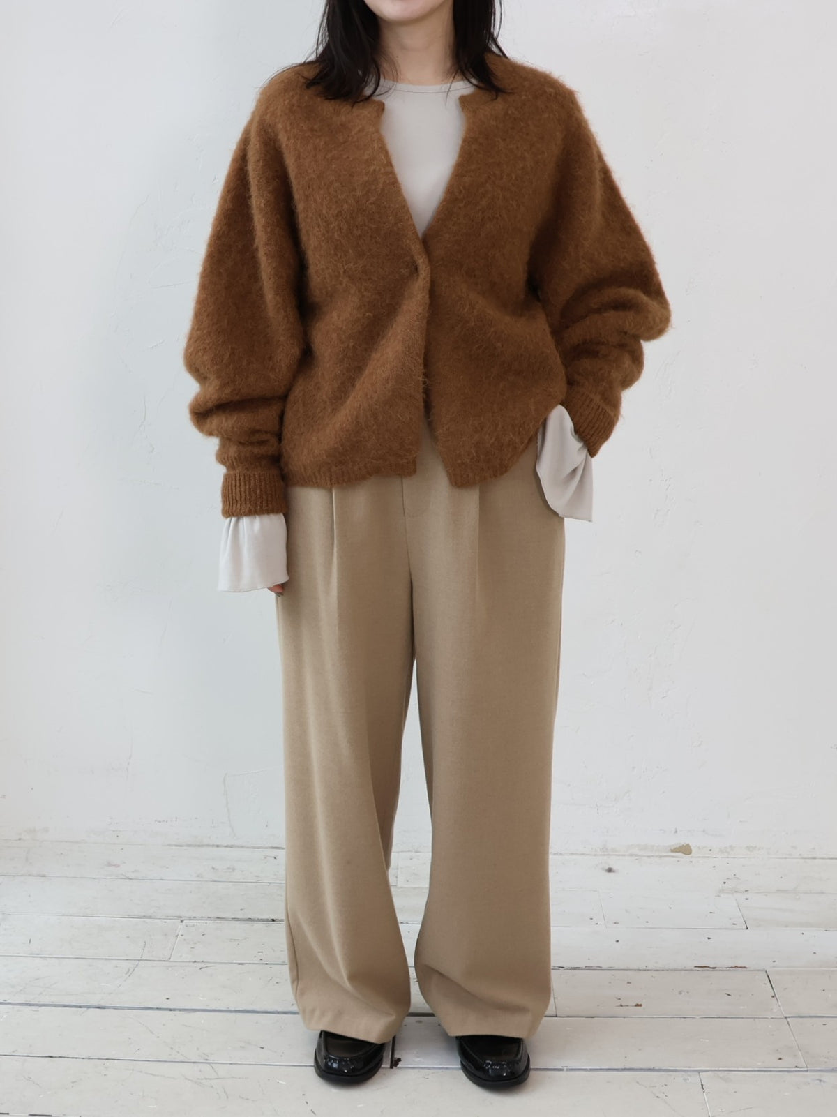 doux bleu ギャザーカフス カットソー DB-2651-047
