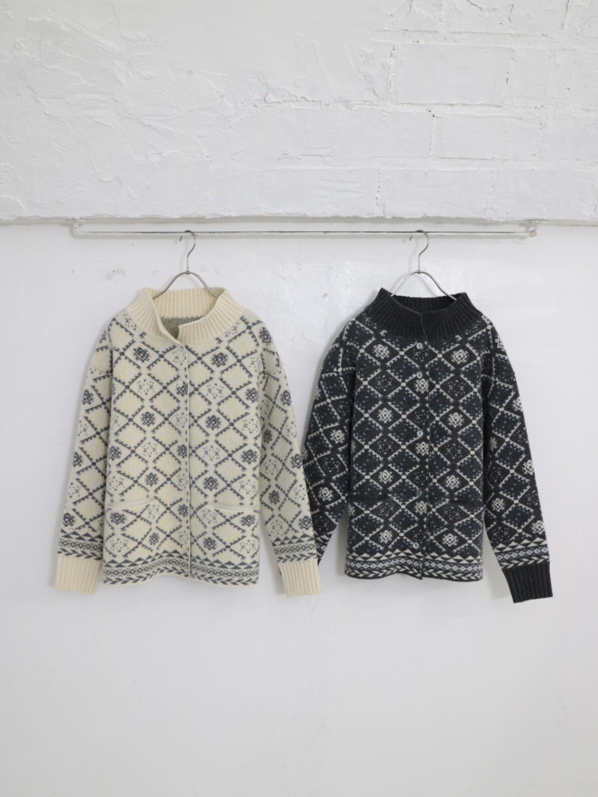 YARRA オリジナルジャガードカーディガン YR-1552-277