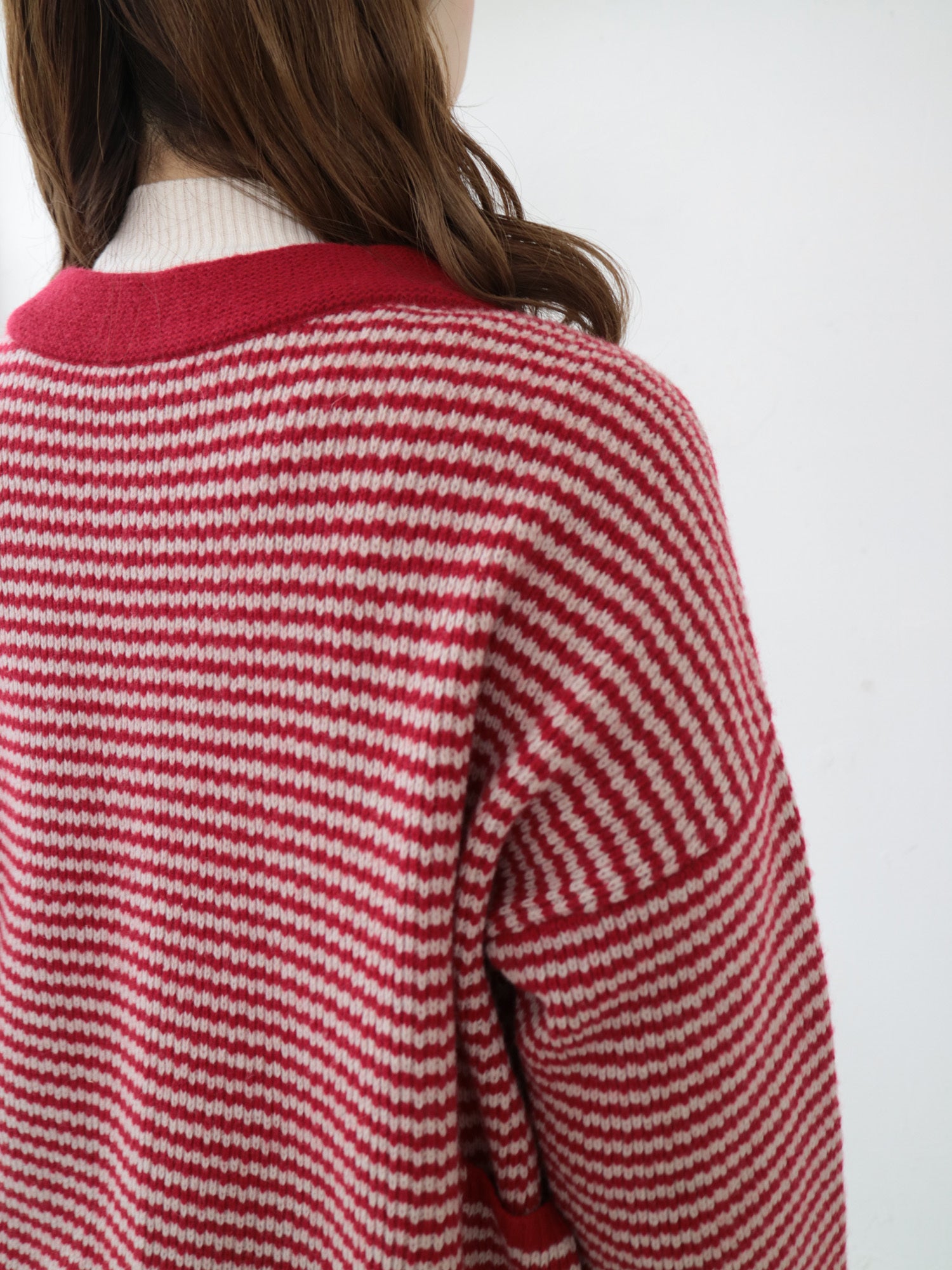 YARRA イタリーメリノ2WAYカーディガン YR-1542-231