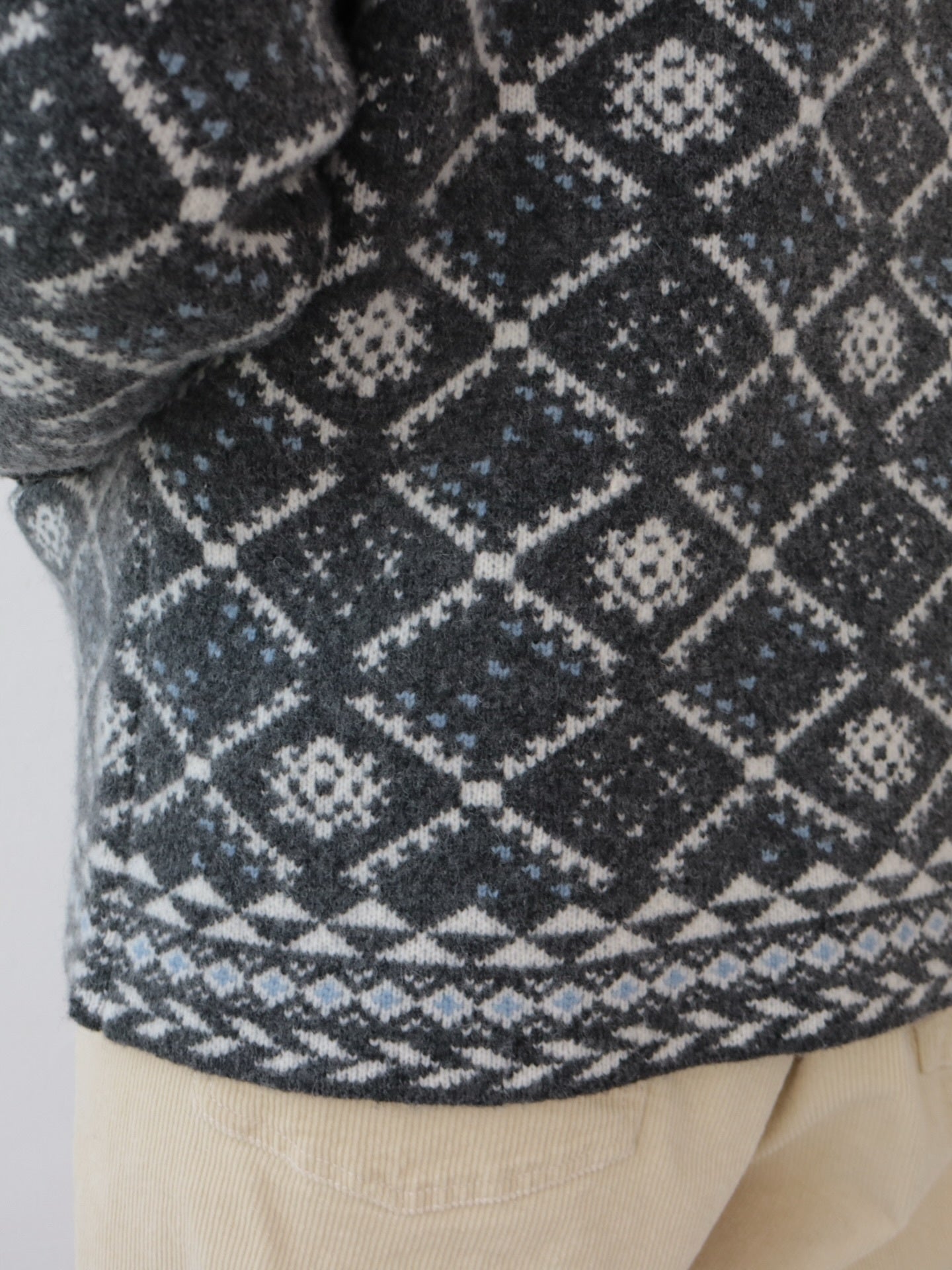 YARRA オリジナルジャガードカーディガン YR-1552-277