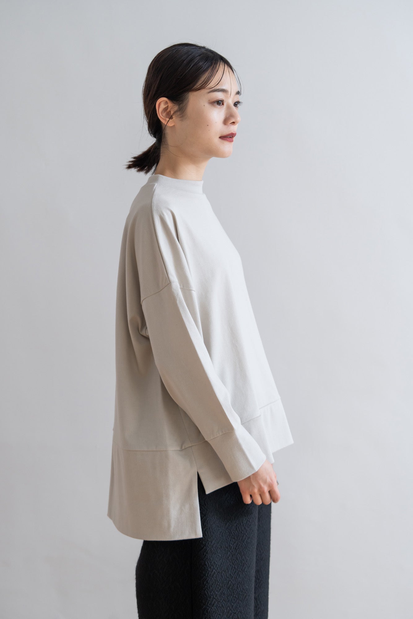 YARRA コーマ天竺ワイドプルオーバー YR-1541-223