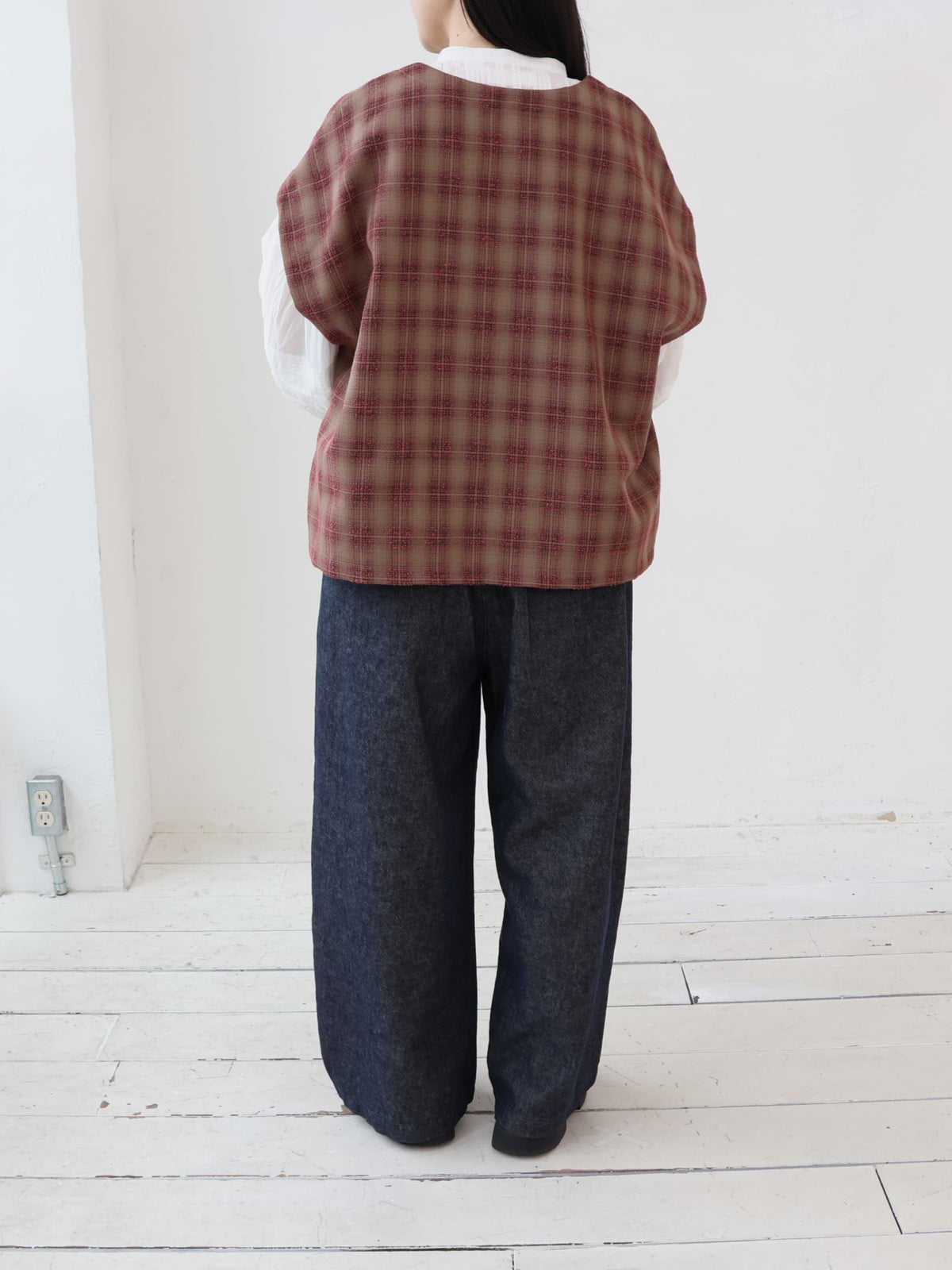 YARRA リネンコットンストレートパンツ YR-1645-235