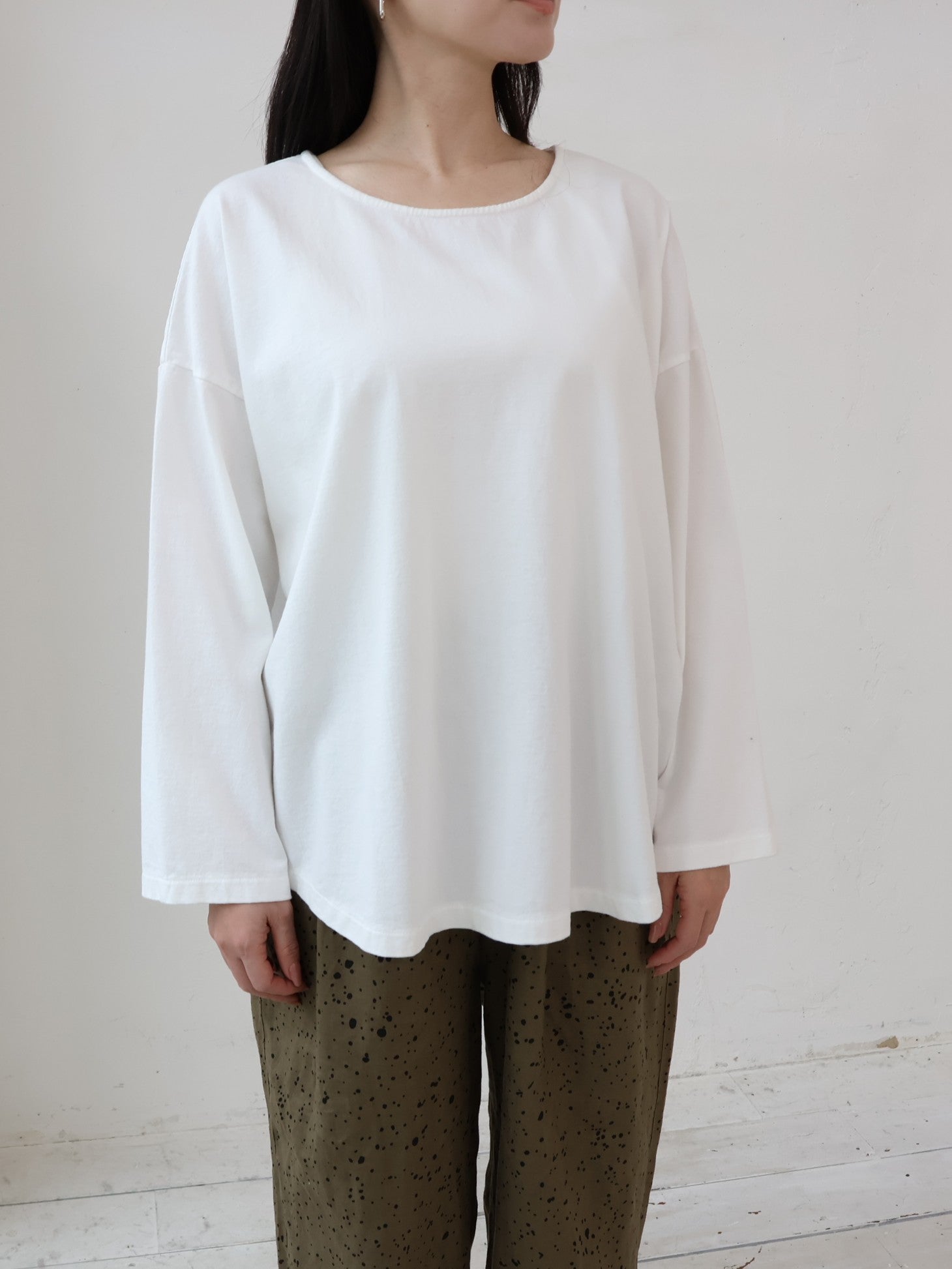 YARRA バックレイヤード風カットソー YR-1641-207