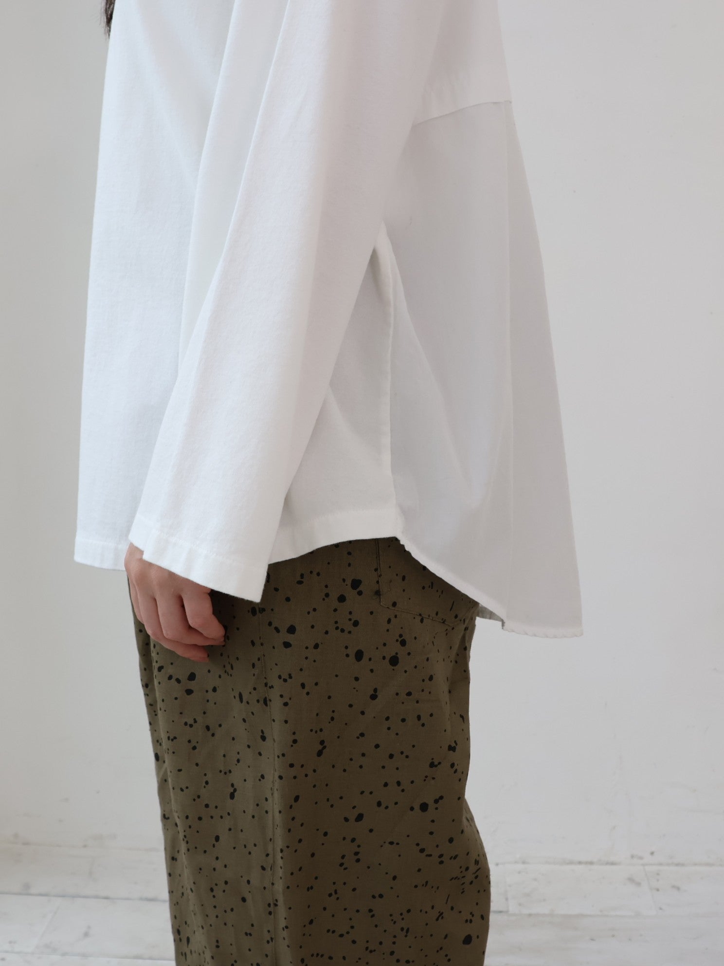 YARRA バックレイヤード風カットソー YR-1641-207