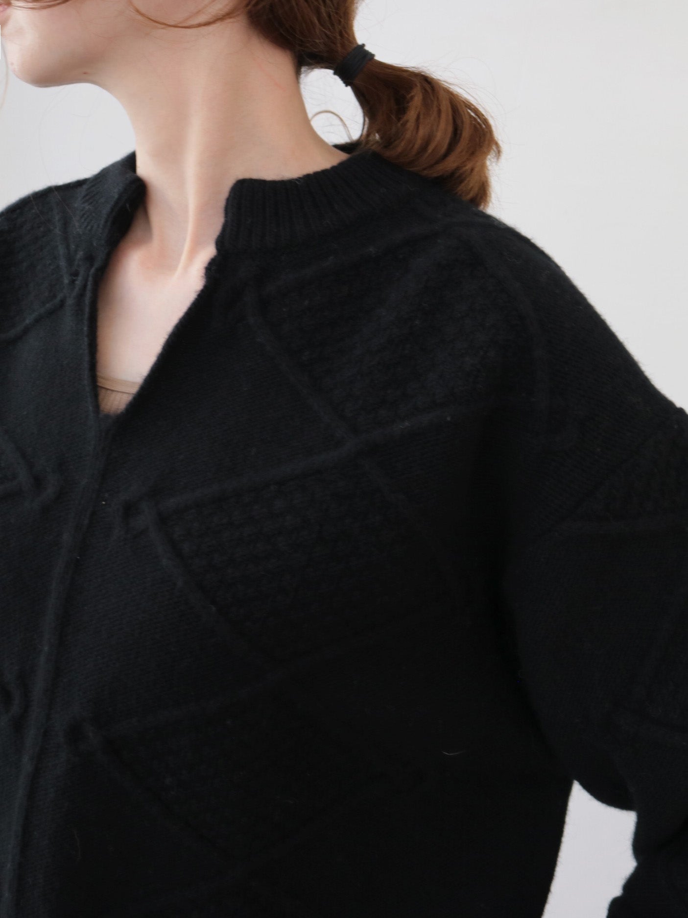 doux bleu スキッパー アランニット DB-2552-059