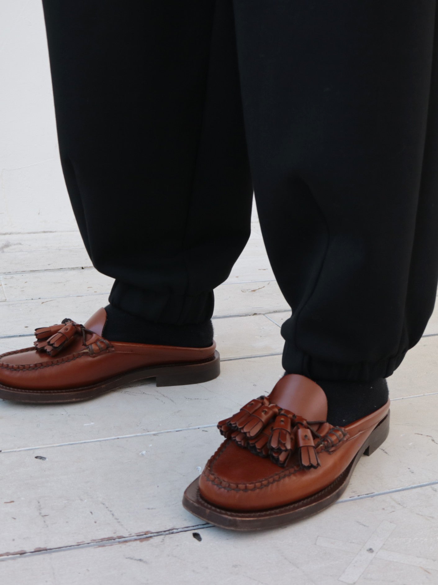 doux bleu タック ジョガーパンツ DB-2545-029