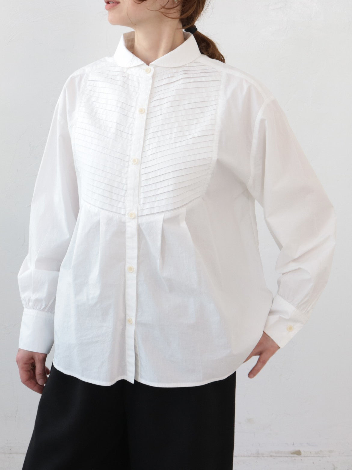 doux bleu ピンタック ブラウス DB-2553-049