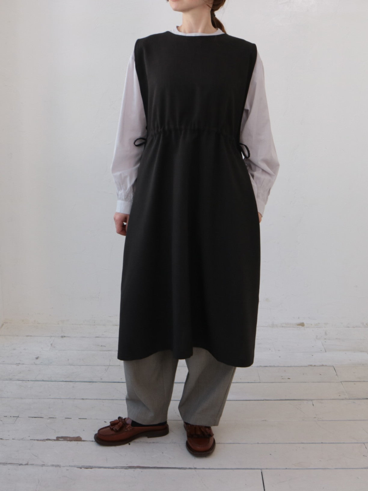 doux bleu ウーリーノ 2WAYベストワンピース DB-2554-052