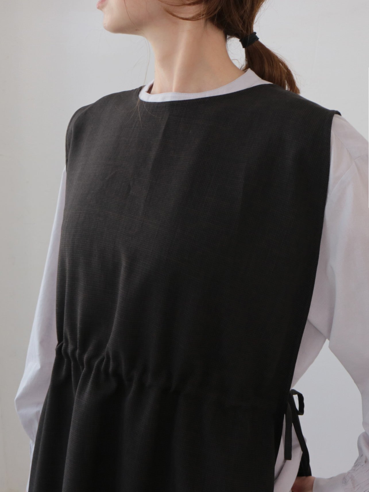 doux bleu ウーリーノ 2WAYベストワンピース DB-2554-052