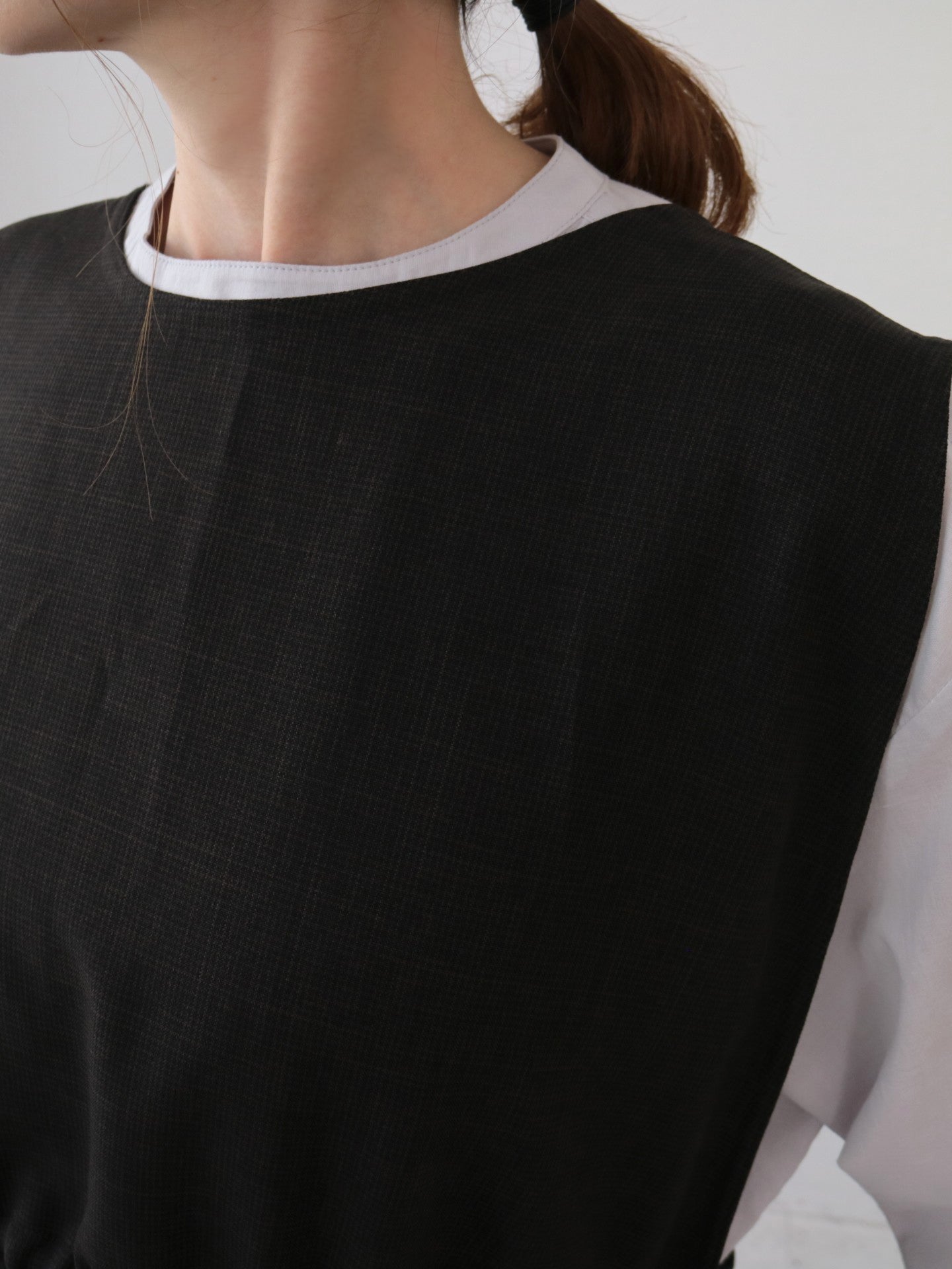 doux bleu ウーリーノ 2WAYベストワンピース DB-2554-052