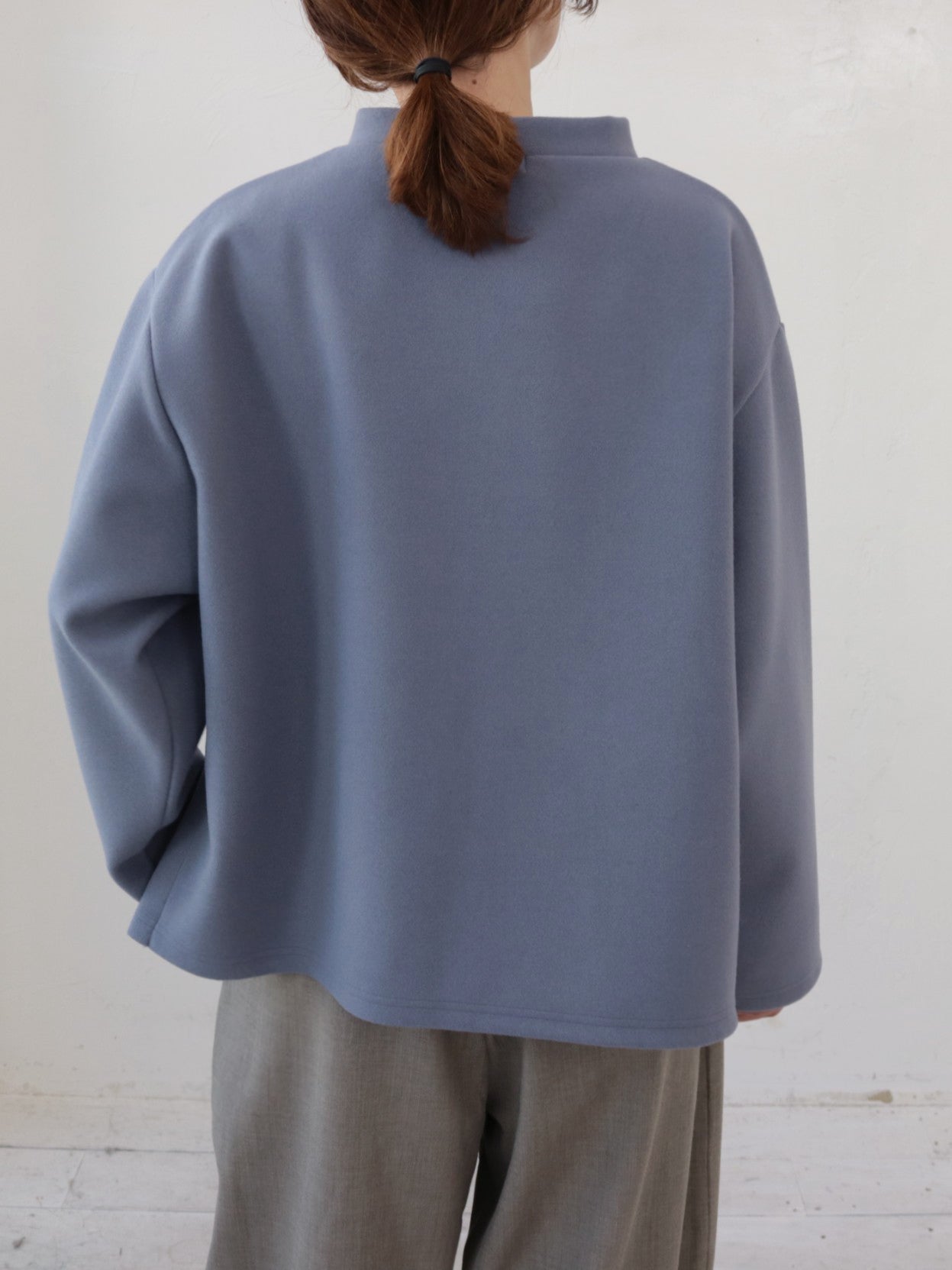 doux bleu Wジャージープルオーバー DB-2551-057